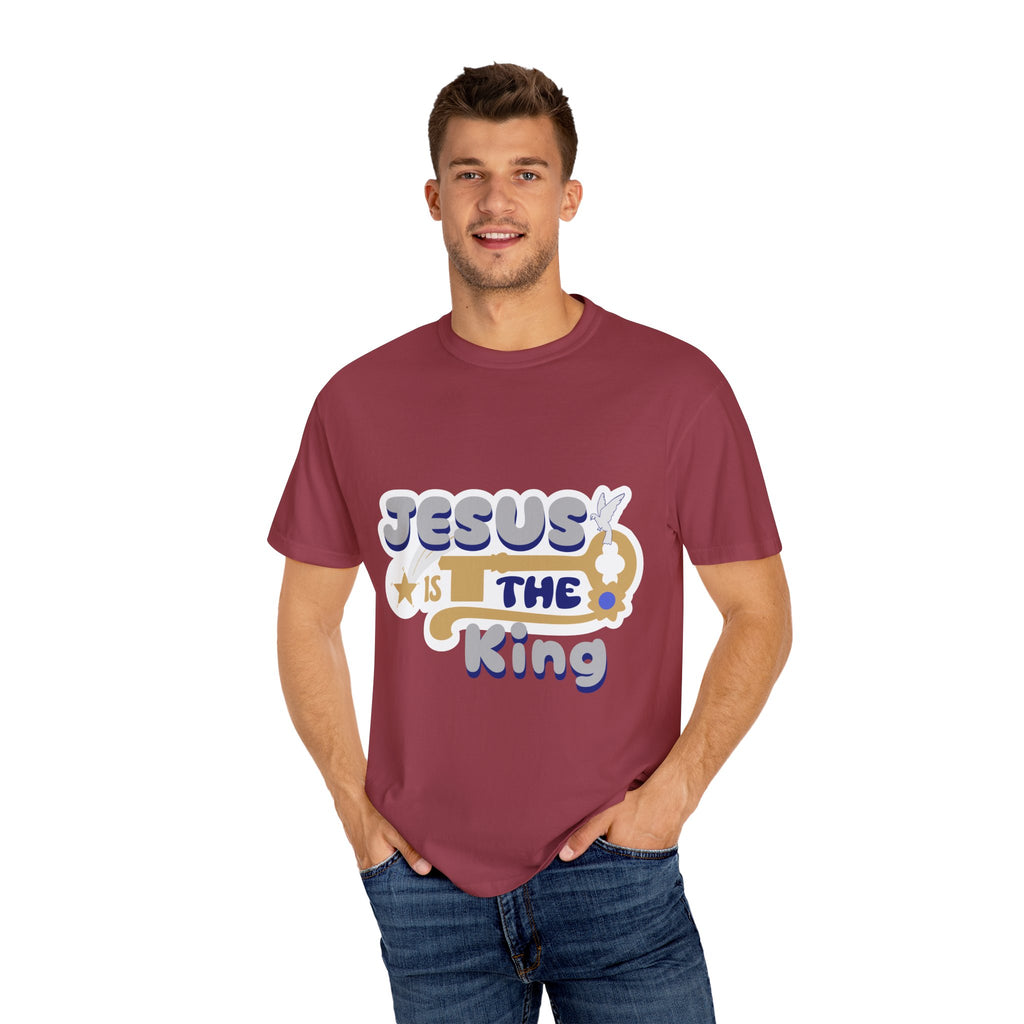 Jesus Is The King T-Shirt — Retro Christian Faith Tee