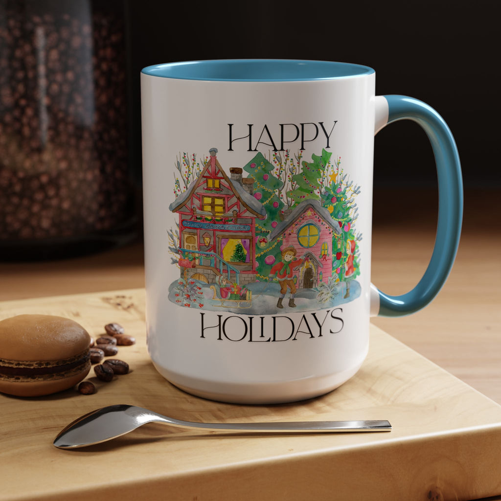 Festive Holiday Coffee Mug - Perfect Gift for Christmas, Winter Decor, Cozy Home Vibe, Holiday Gatherings, Cheerful Sips