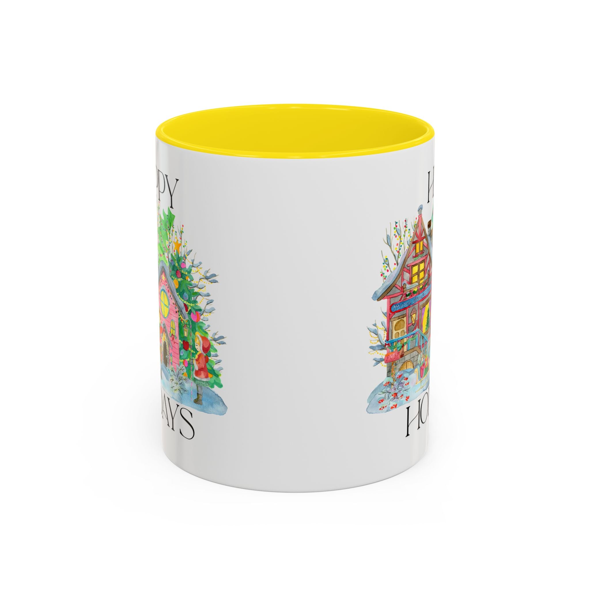 Festive Holiday Coffee Mug - Perfect Gift for Christmas, Winter Decor, Cozy Home Vibe, Holiday Gatherings, Cheerful Sips