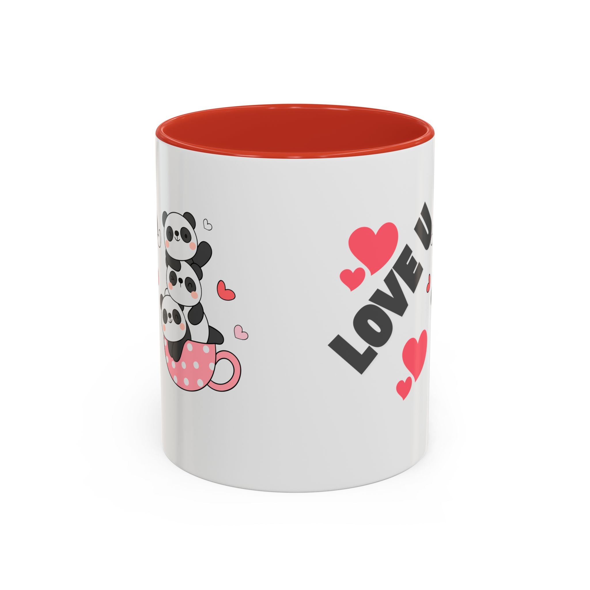 Adorable Panda Love Coffee Mug - Perfect Gift for Couples, Birthdays, Valentine's Day, Cute Kitchen Decor