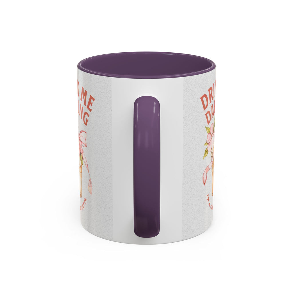 Darling Caramel Latte Coffee Mug - Fun Accent Design for Coffee Lovers