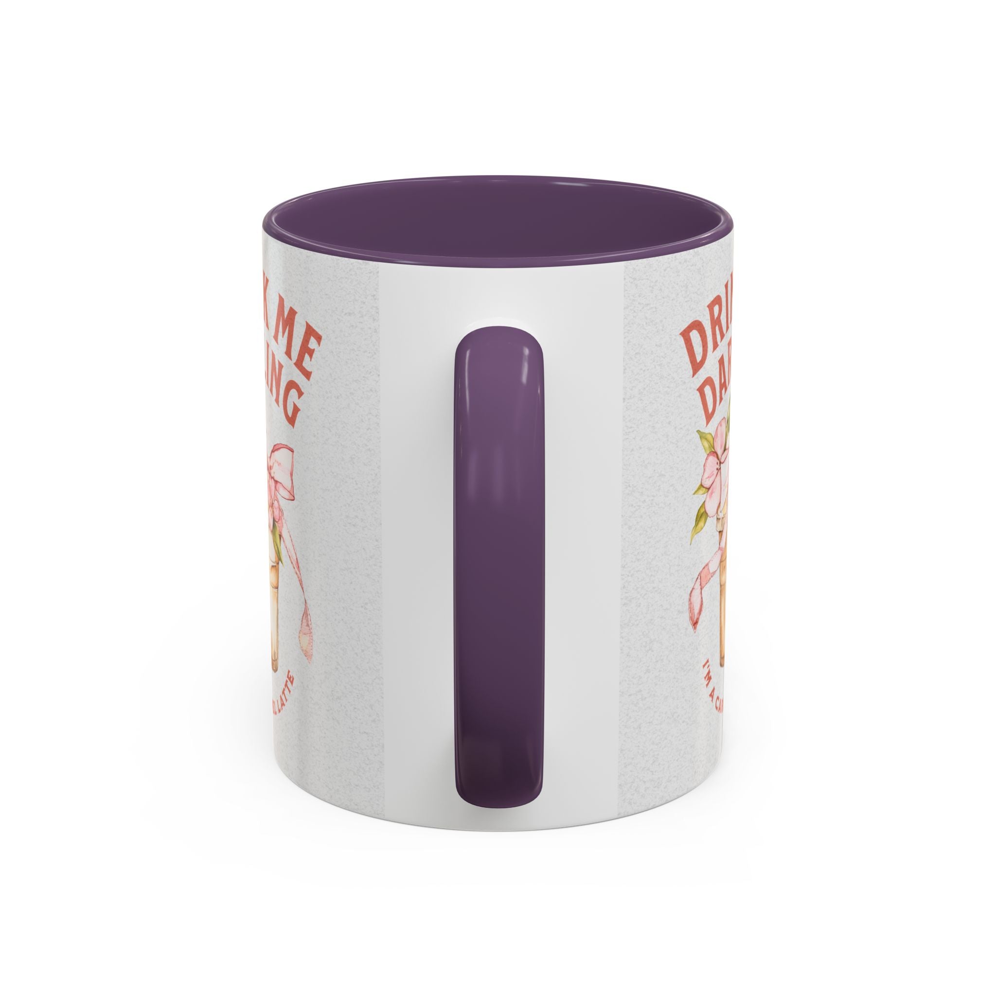 Darling Caramel Latte Coffee Mug - Fun Accent Design for Coffee Lovers