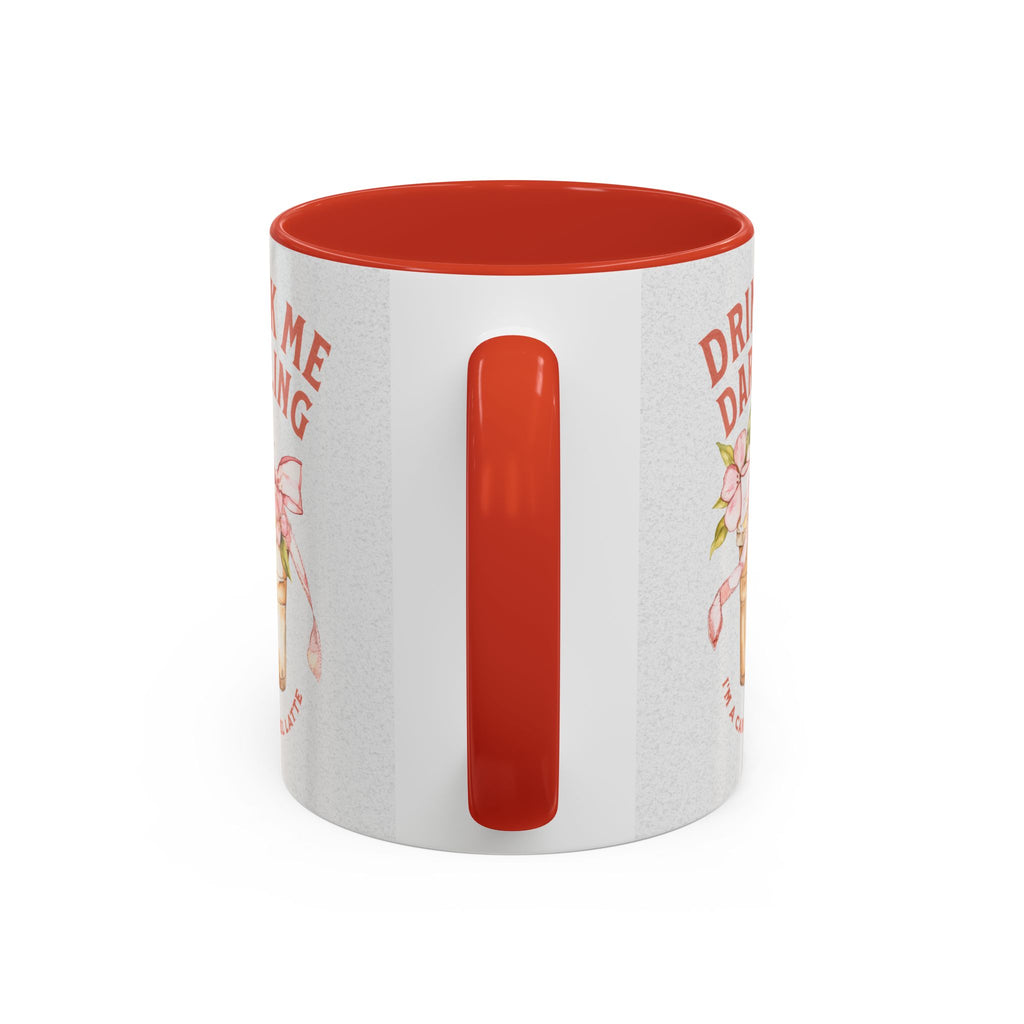 Darling Caramel Latte Coffee Mug - Fun Accent Design for Coffee Lovers