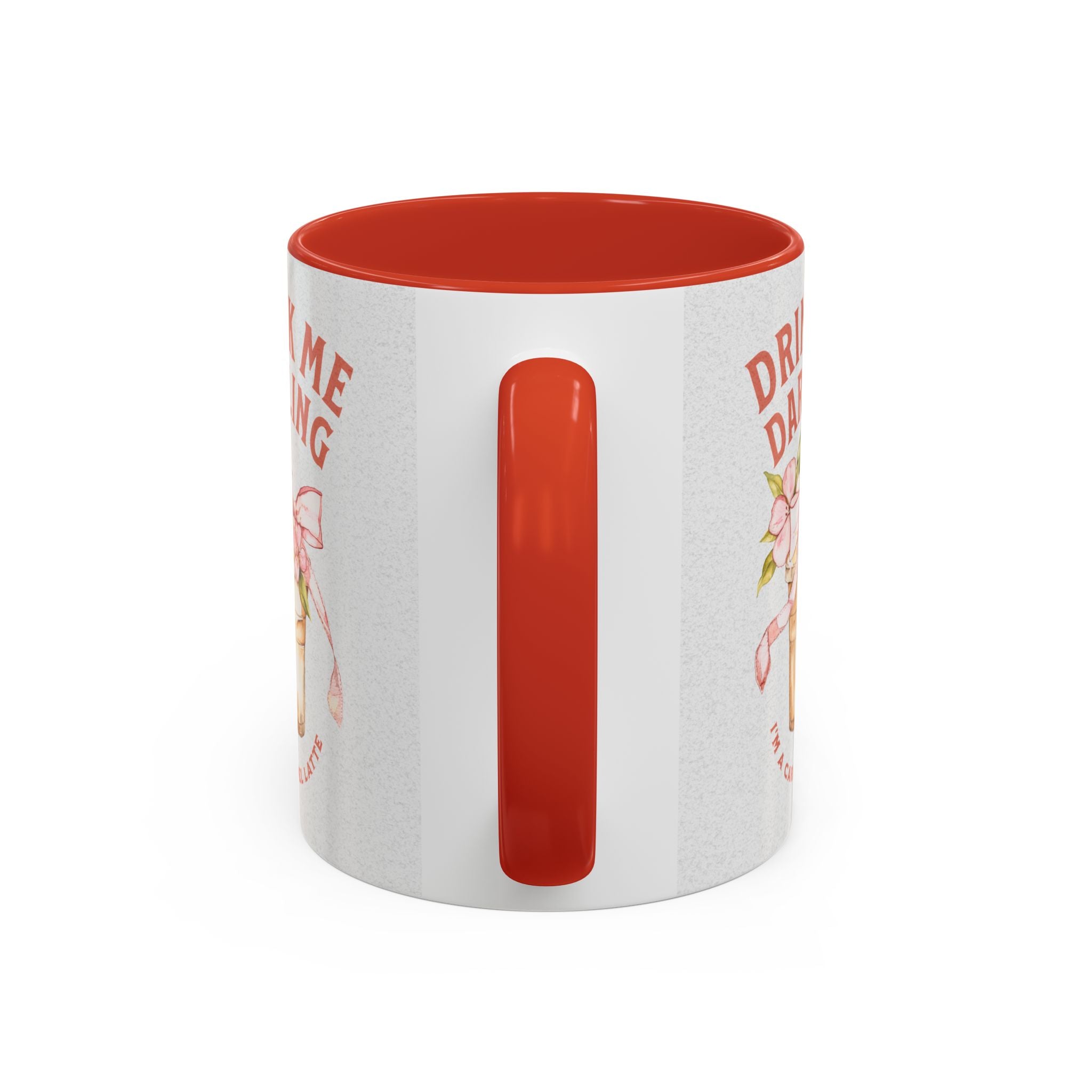 Darling Caramel Latte Coffee Mug - Fun Accent Design for Coffee Lovers