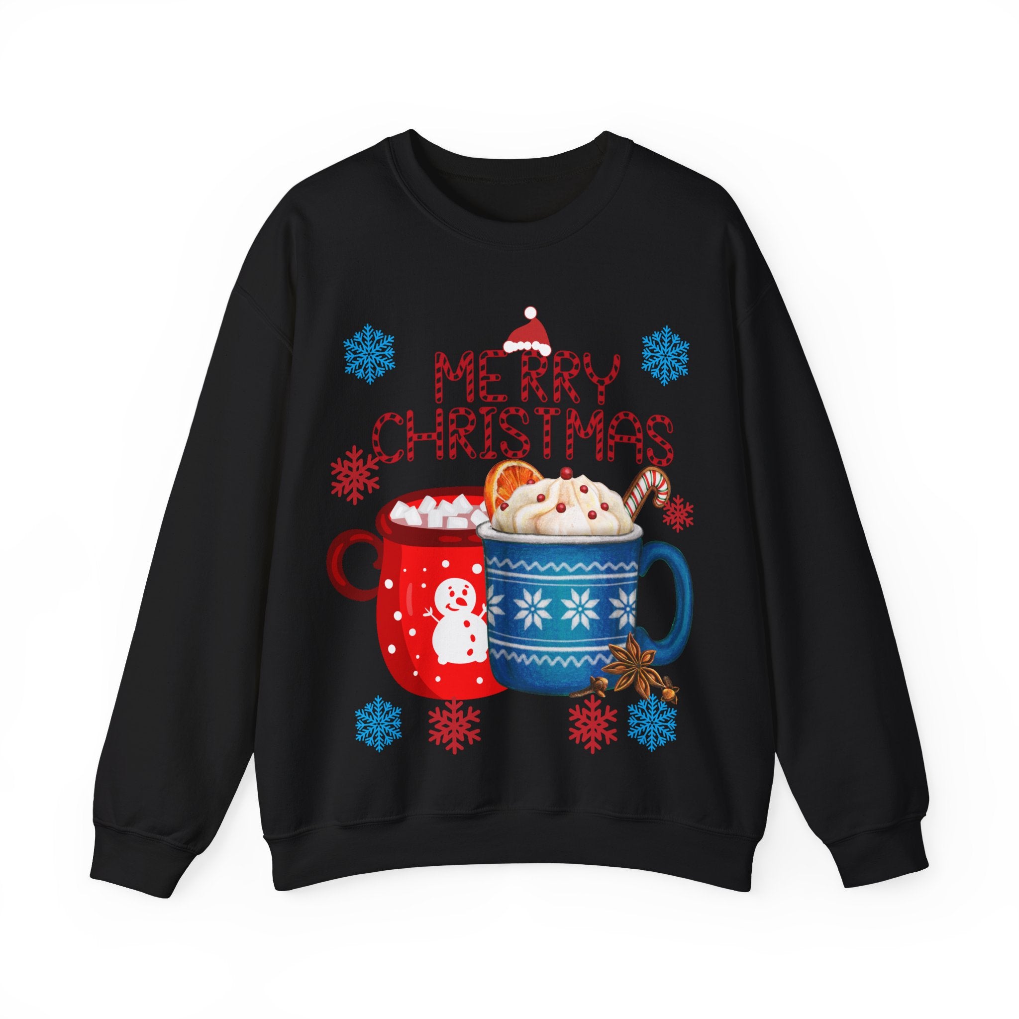 Merry Christmas Hot Cocoa Crewneck Sweatshirt