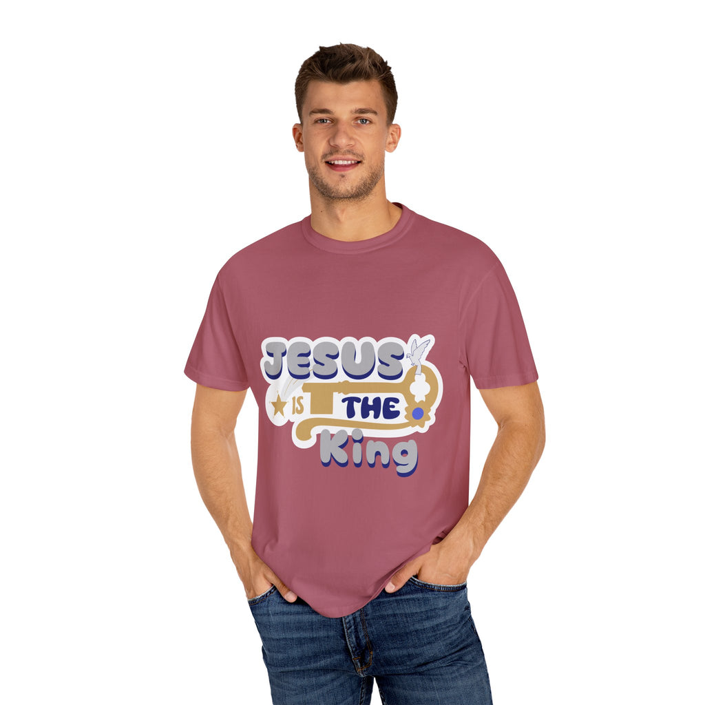 Jesus Is The King T-Shirt — Retro Christian Faith Tee