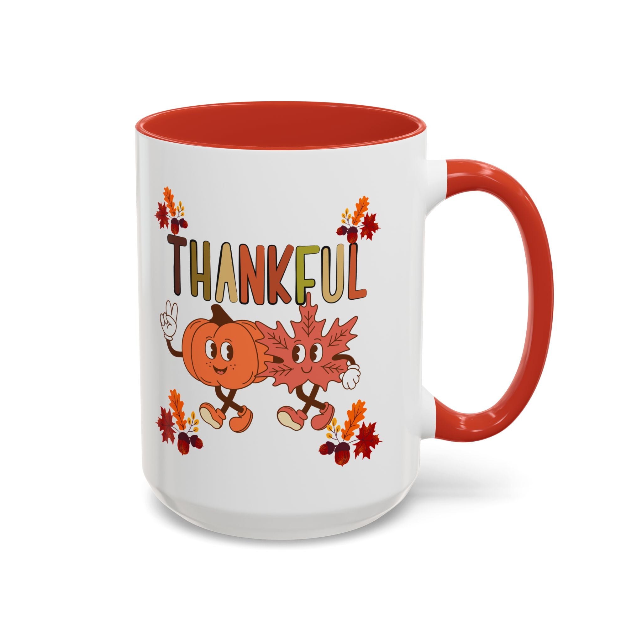 Gratitude Coffee Mug, Thankful Autumn Ceramic Cup, Thanksgiving Gift, Seasonal Drinkware, Fall Decor