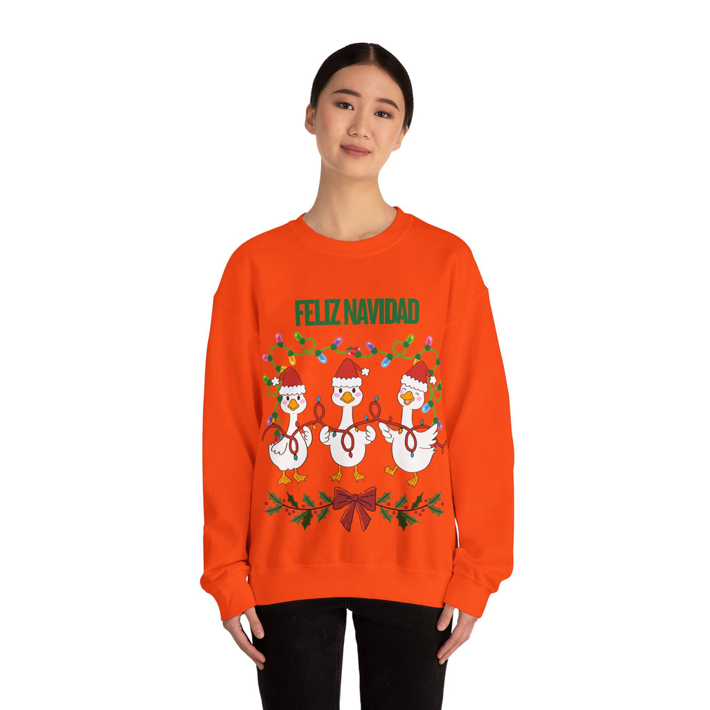 Festive Holiday Sweatshirt - Merry Christmas Crewneck, Cozy Winter Apparel, Ugly Sweater Alternative, Gift Idea for Her and Him