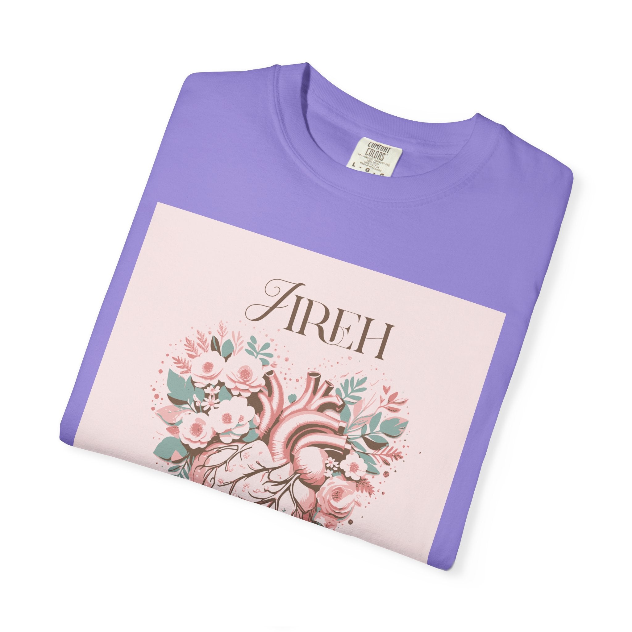 You Are Enough Floral Heart T-Shirt