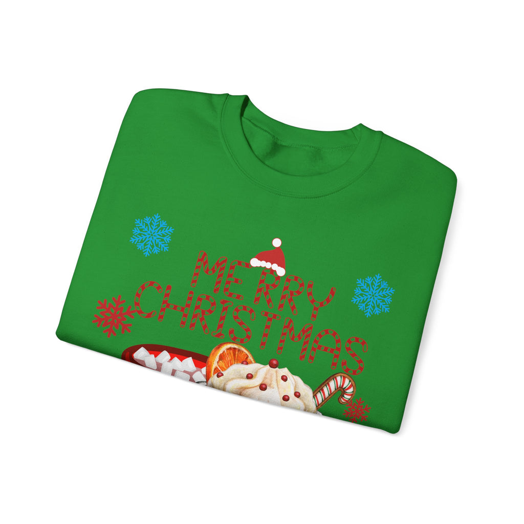 Merry Christmas Hot Cocoa Crewneck Sweatshirt
