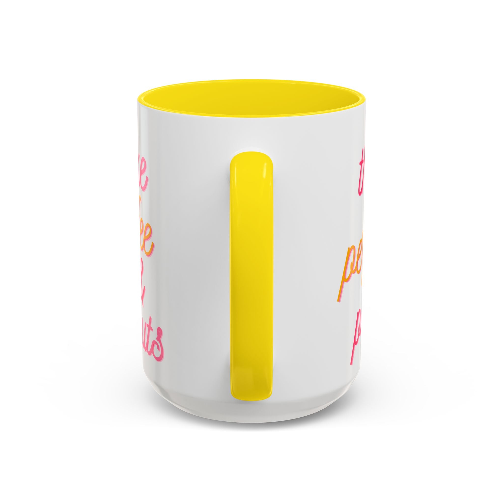 Like Coffee & Donuts Accent Coffee Mug — Cute Donut & Coffee Cup Design (11/15oz)