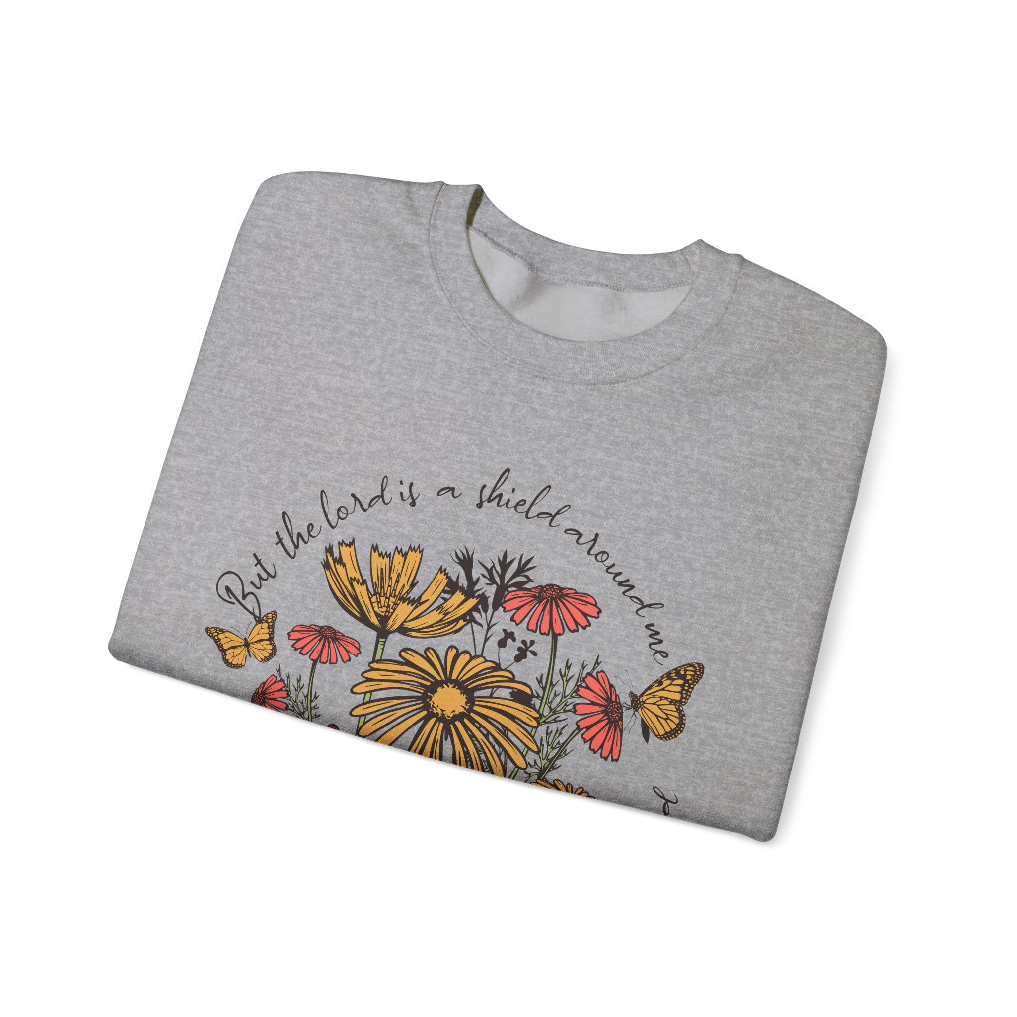 Nature-Inspired Inspirational Sweatshirt for All Seasons, Motivational Gift for Her, Floral Crewneck, Comfortable Everyday Wear, [...]