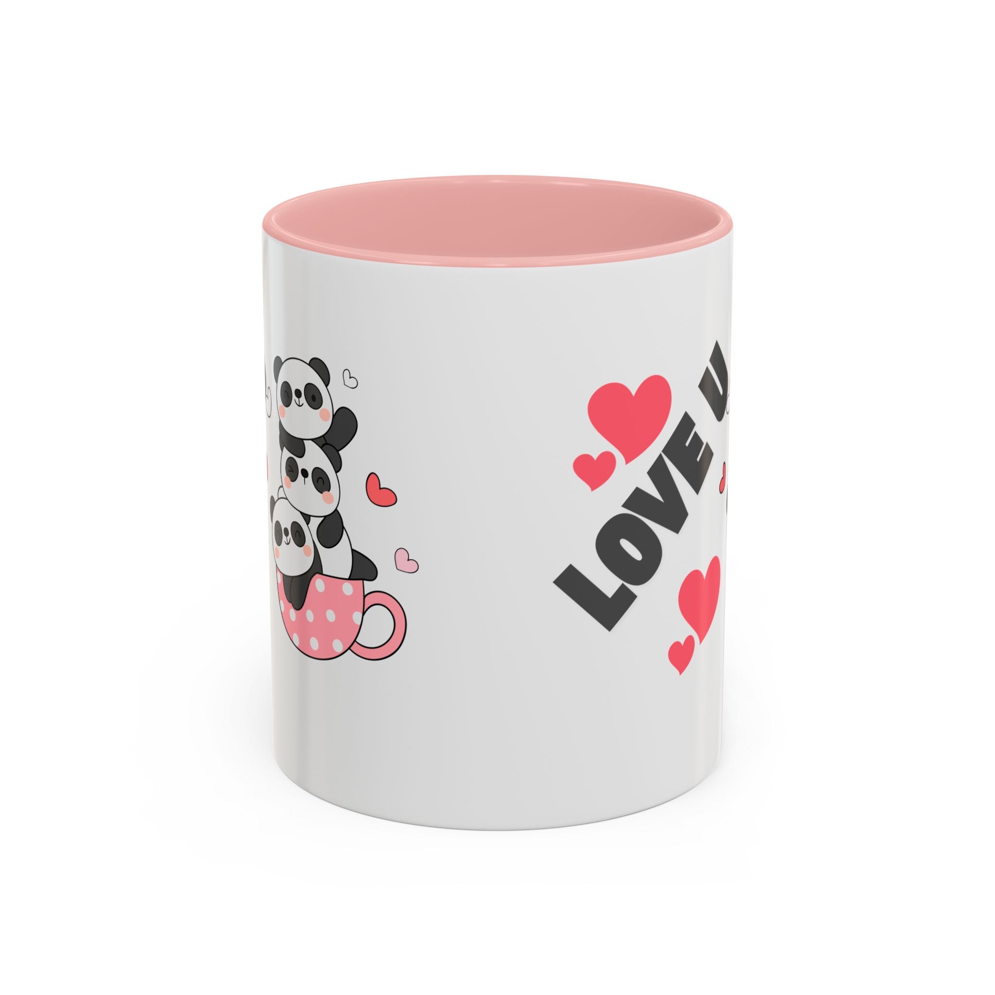 Adorable Panda Love Coffee Mug - Perfect Gift for Couples, Birthdays, Valentine's Day, Cute Kitchen Decor