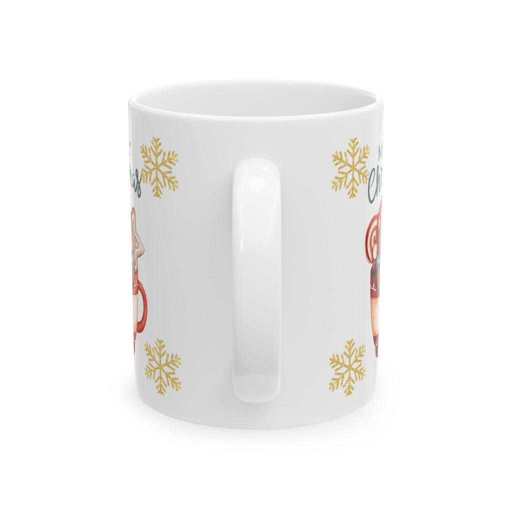 Festive Holiday Ceramic Mug - Perfect for Christmas, Winter, Coffee Lovers, Gift for Him/Her, Hot Chocolate