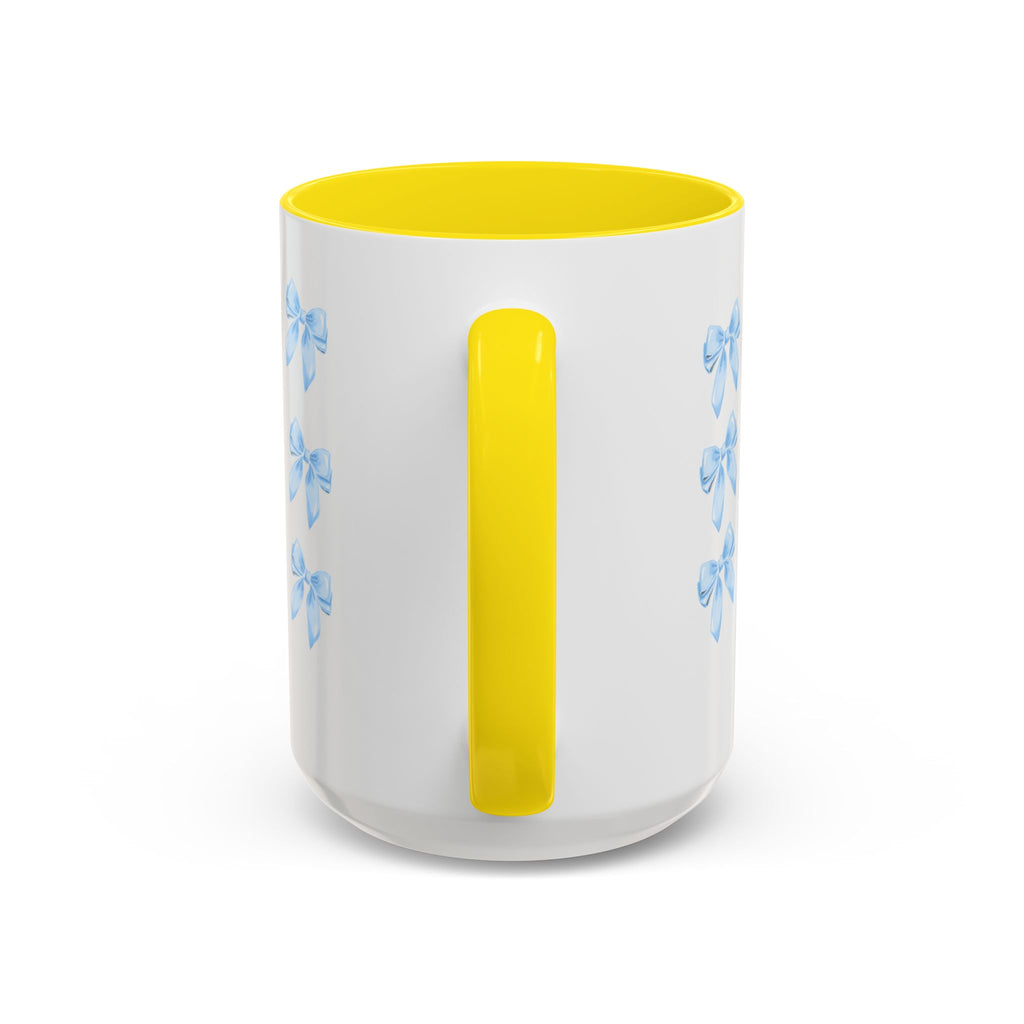 Blue Rose Accent Coffee Mug – Floral Bouquet Design (11/15 oz)