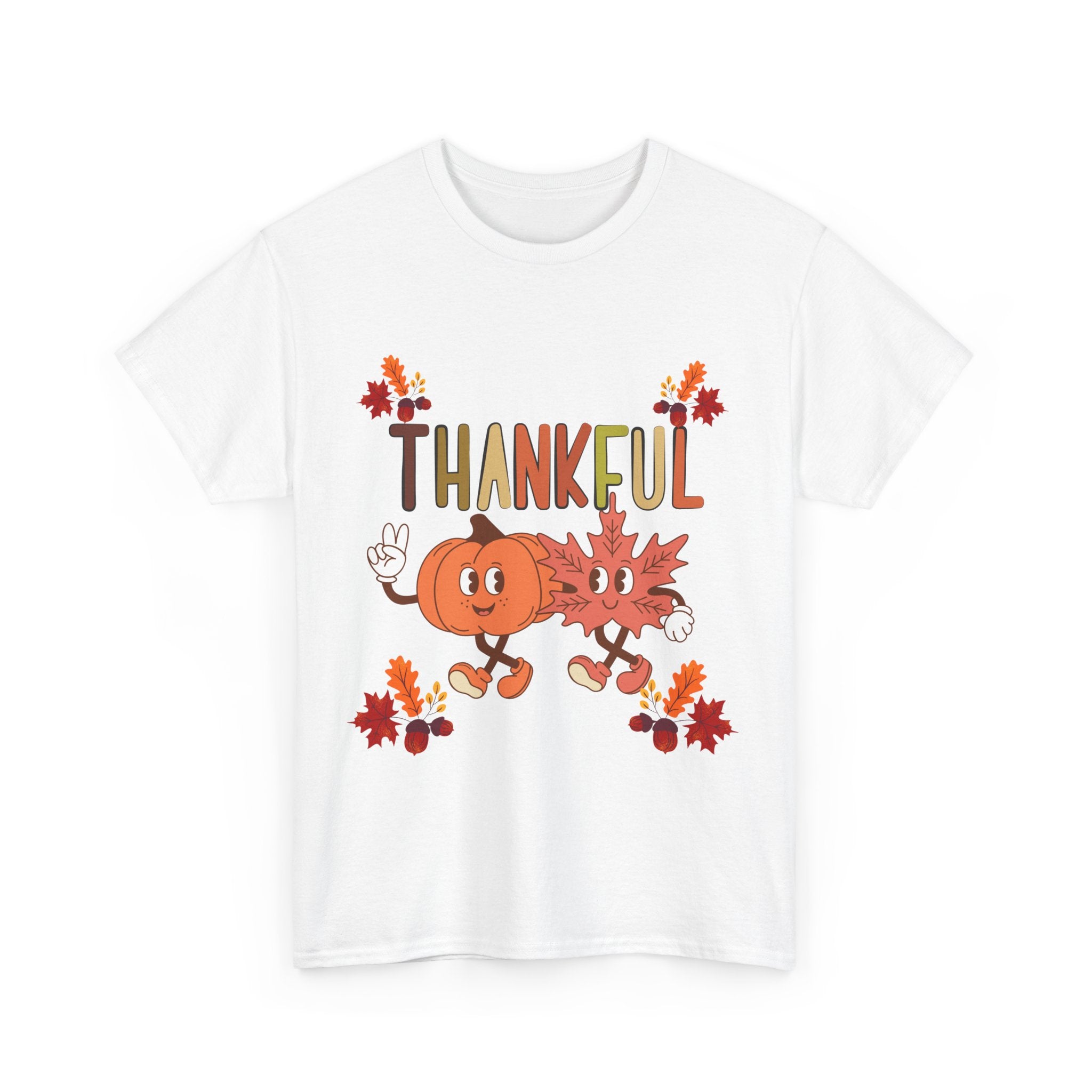 Thankful Fall Unisex Tee, Autumn Shirt, Thanksgiving Gift, Cute Graphic T-Shirt, Seasonal Wear, Holiday Apparel