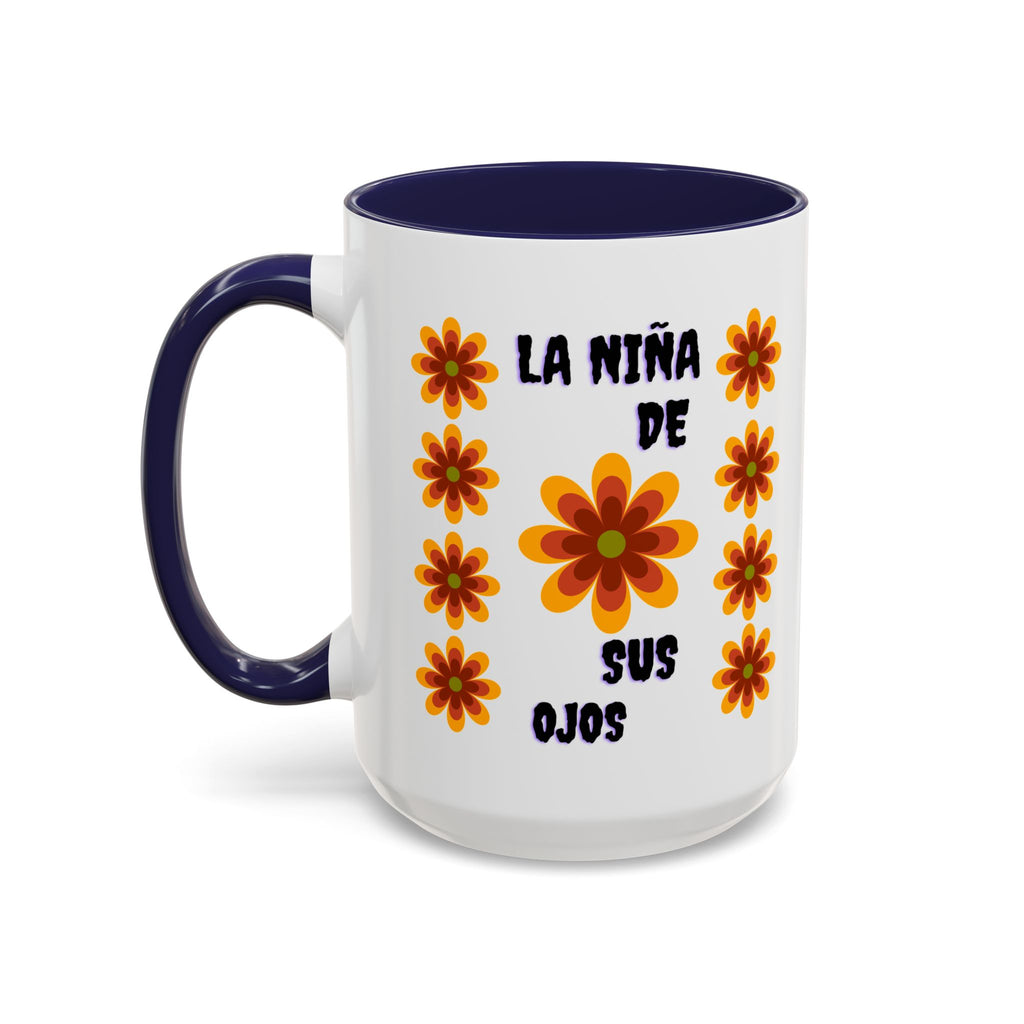 Bright Floral Accent Coffee Mug for Gifts, Home Decor, Coffee Lovers, Spanish Quote, Perfect for Special Occasions