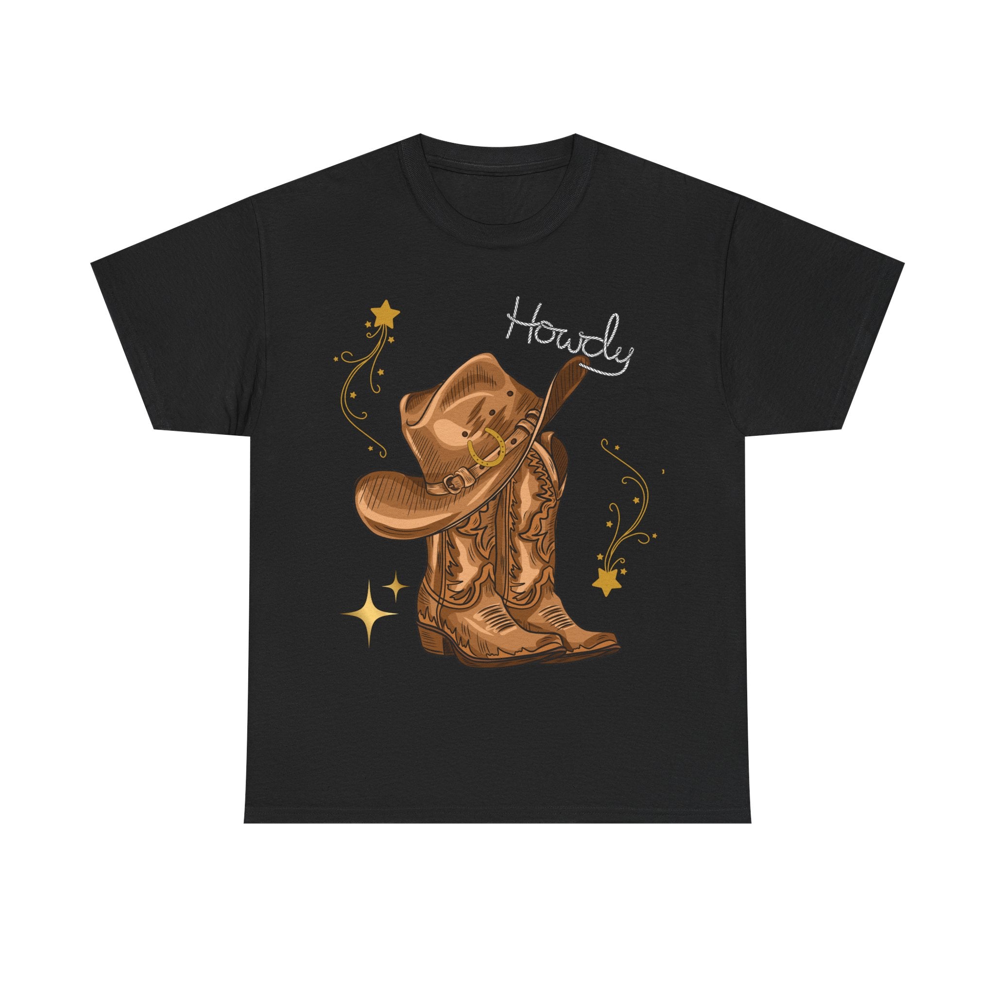 Howdy Cowboy Tee, Western Style Shirt, Unisex Cotton T-Shirt, Country Music Apparel, Rodeo Gift, Casual Everyday Wear