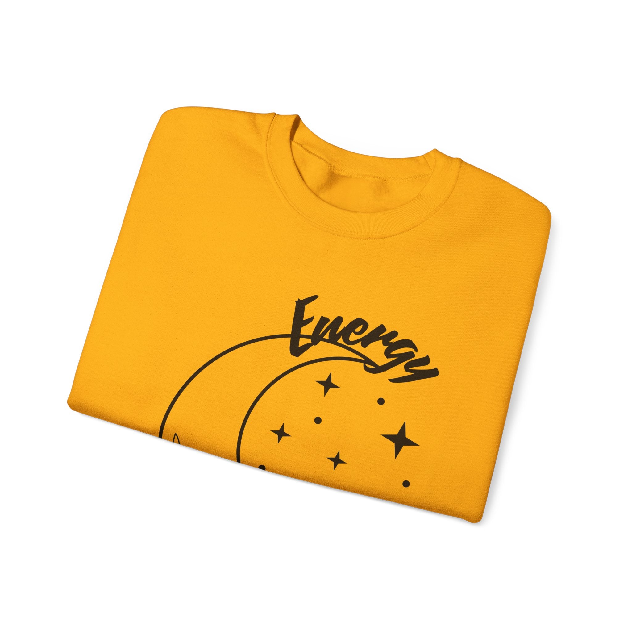 Celestial Energy Sweatshirt, Moon and Flowers Crewneck, Cozy Unisex Top, Astrology Gift, Spiritual Apparel, Birthday Gift, Everyday Wear