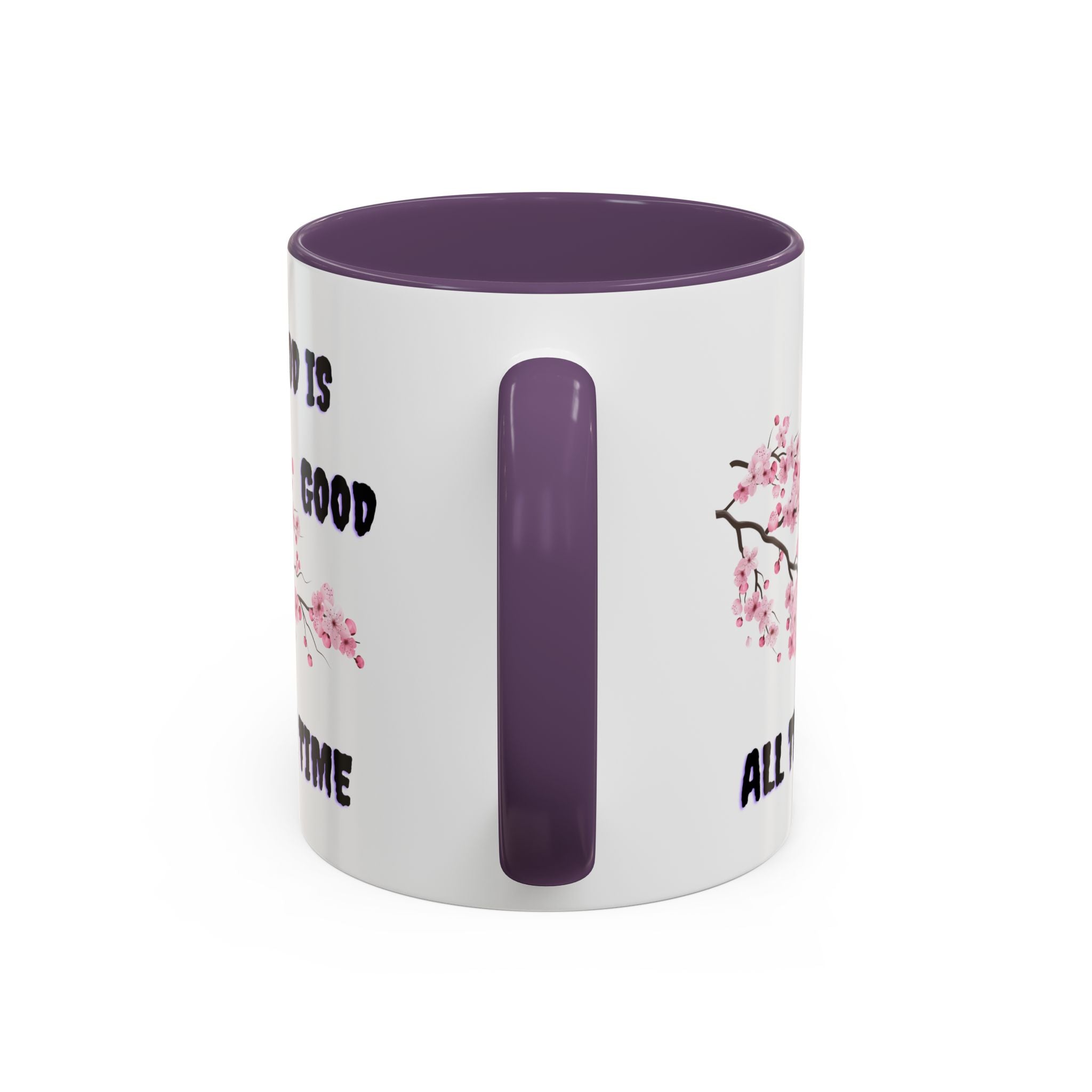 Inspirational Coffee Mug - God is Good, Floral Design, Gift for Faith Friends, Perfect for Mother's Day, Church Gatherings, Daily Motivation