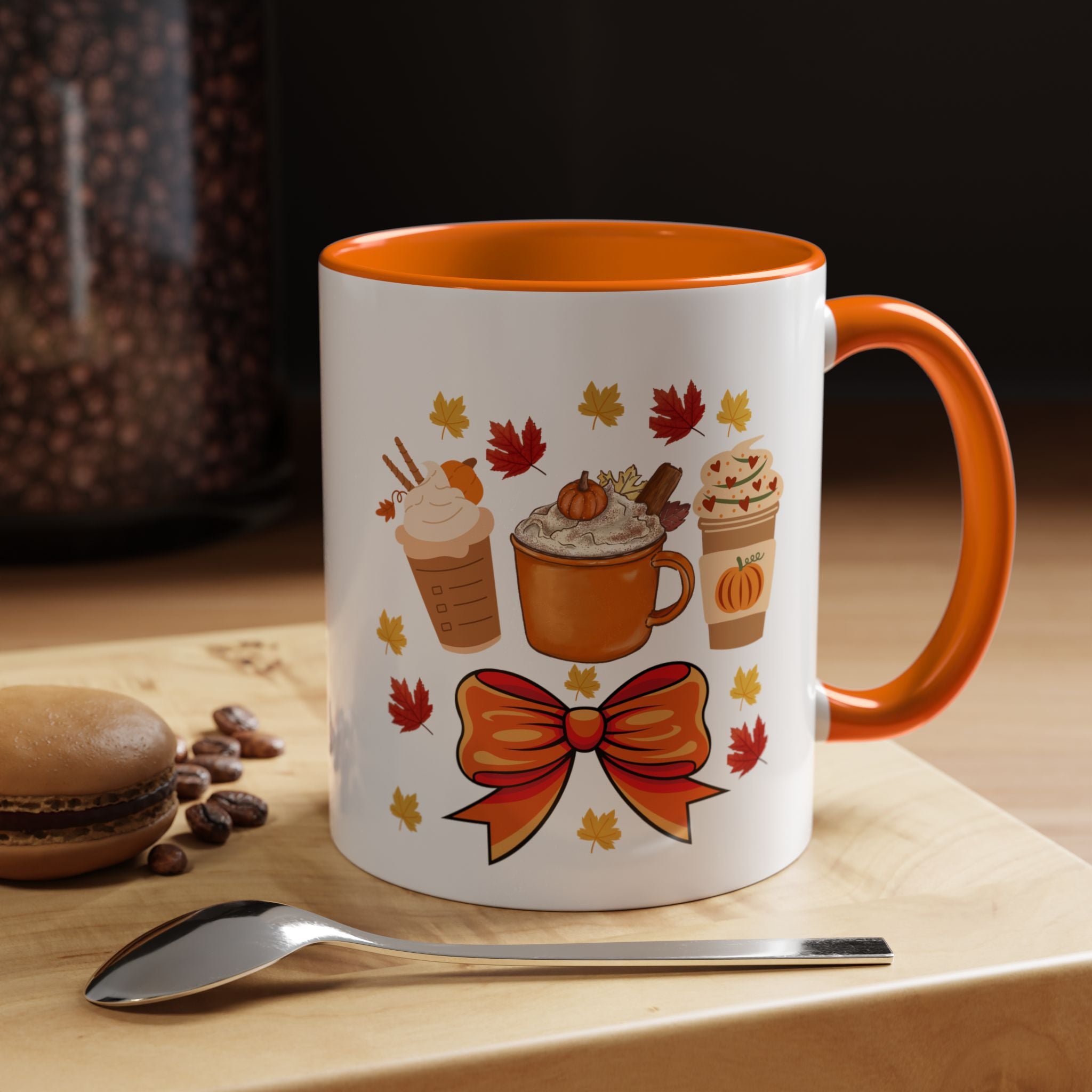 Autumn Coffee Mug, Fall Decor, Pumpkin Spice Gift, Cozy Coffee Cup, Seasonal Kitchenware