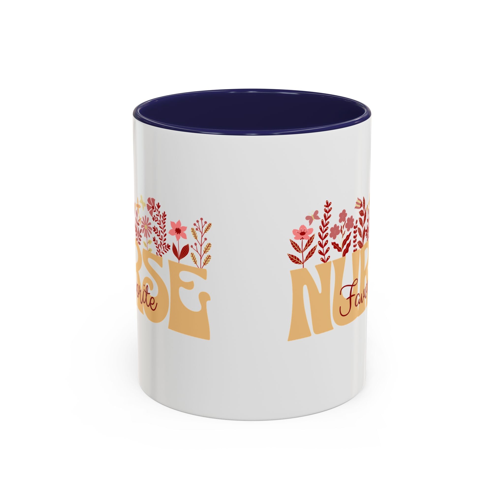 Nurse Favorite Coffee Mug | Floral Mug for Nurses | Gift for Nurse Appreciation Week, Nurses Day, Medical Professionals