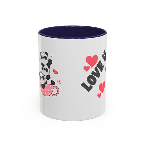 Adorable Panda Love Coffee Mug - Perfect Gift for Couples, Birthdays, Valentine's Day, Cute Kitchen Decor