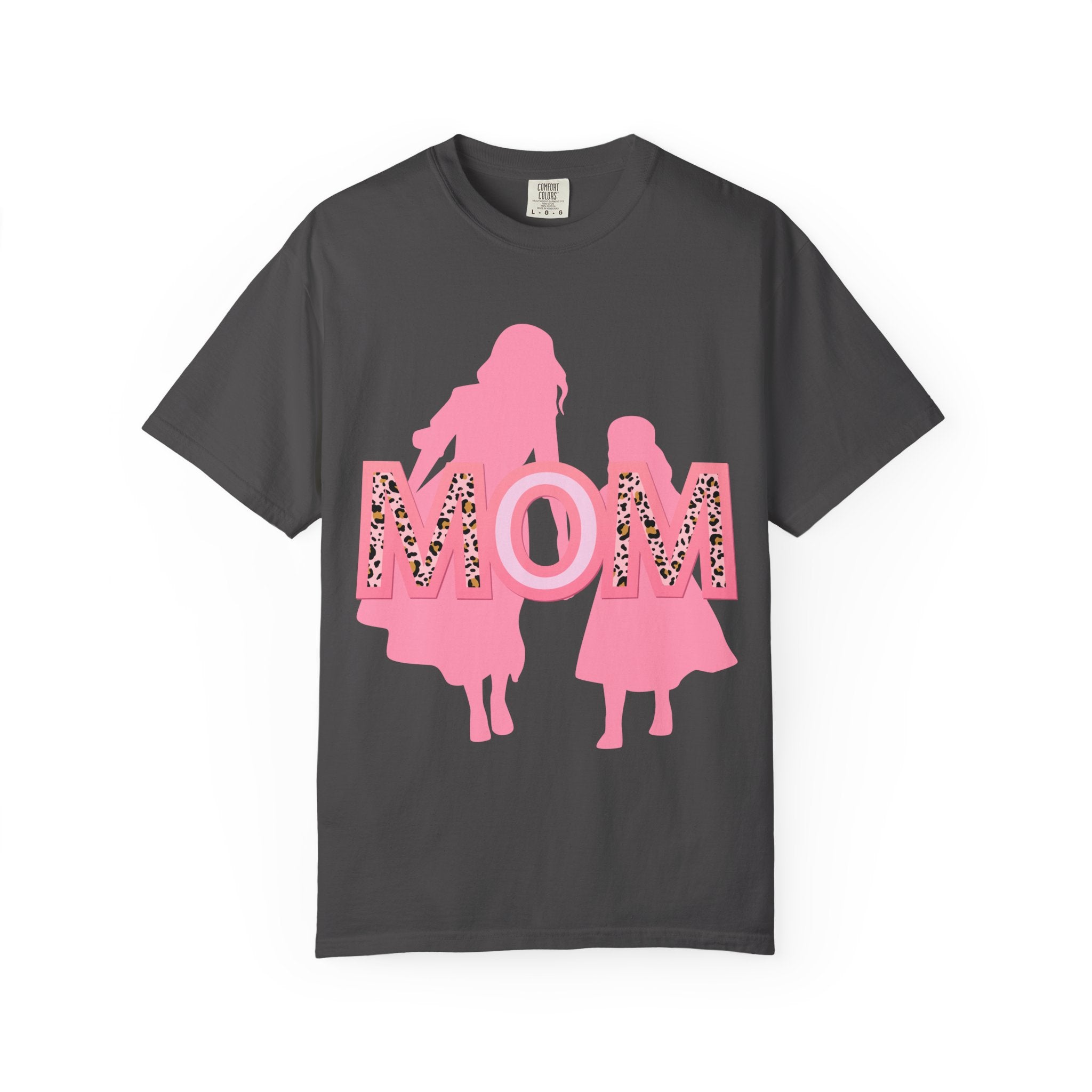 Mom & Me Garment-Dyed T-shirt, Cute Matching Tees, Mother's Day Gift, Family Outing Shirt, Mommy Daughter Outfit, Trendy Casual Wear