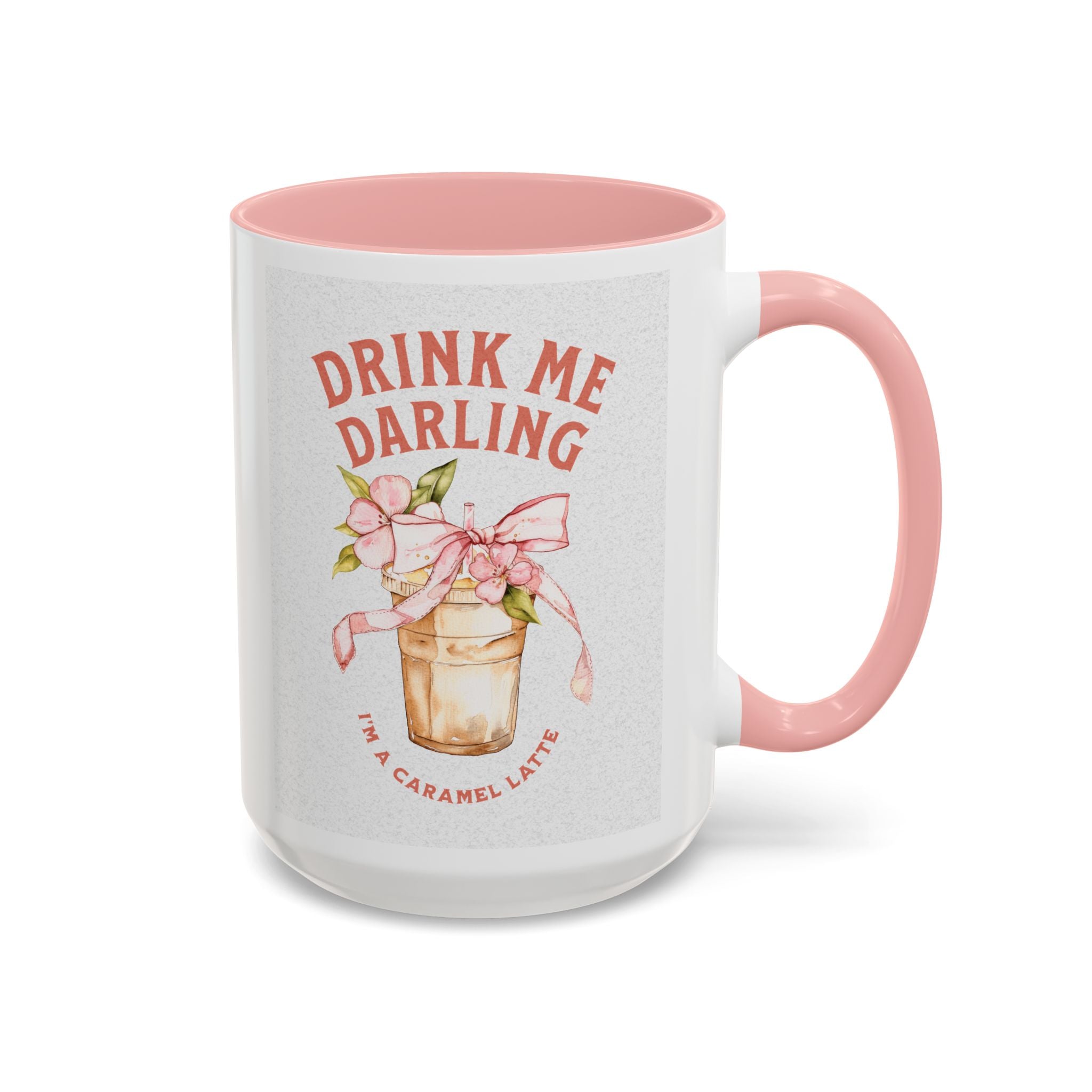 Darling Caramel Latte Coffee Mug - Fun Accent Design for Coffee Lovers