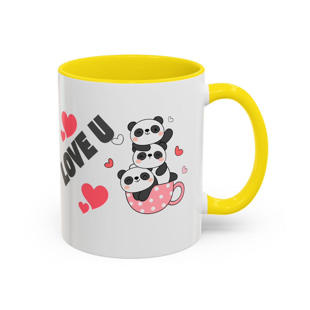 Adorable Panda Love Coffee Mug - Perfect Gift for Couples, Birthdays, Valentine's Day, Cute Kitchen Decor