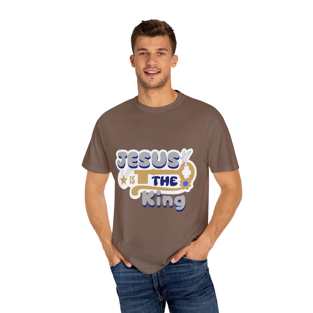 Jesus Is The King T-Shirt — Retro Christian Faith Tee