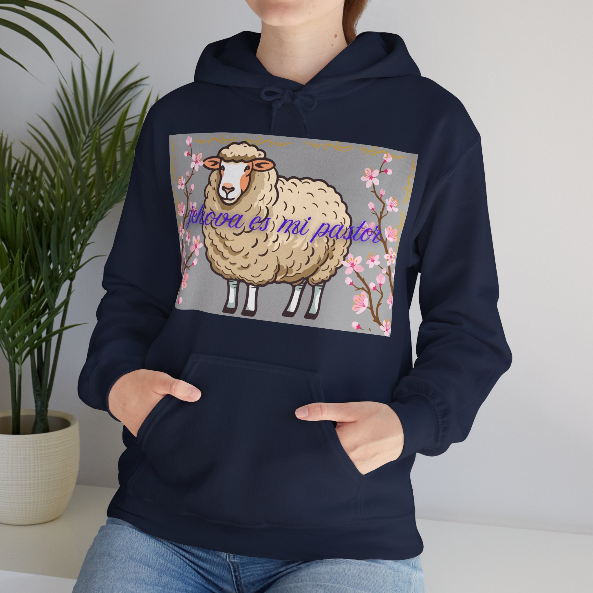 Whimsical Sheep Hoodie - Cozy Unisex Sweatshirt, Cute Gift for Animal Lovers, Spring Fashion, Perfect for Easter, Casual Wear