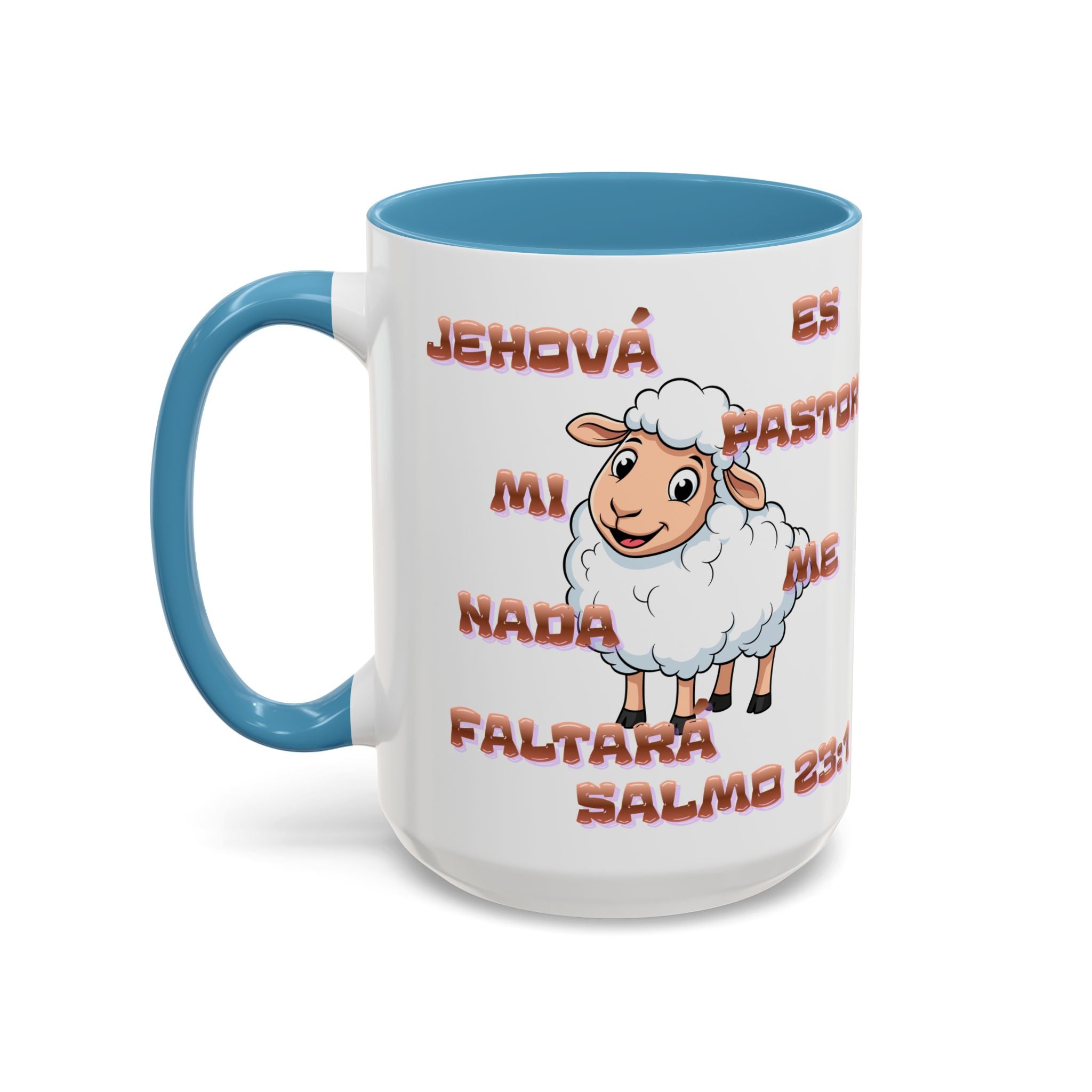 Jehová Es Mi Pastor Coffee Mug — Salmo 23:1 Spanish Christian Accent Mug