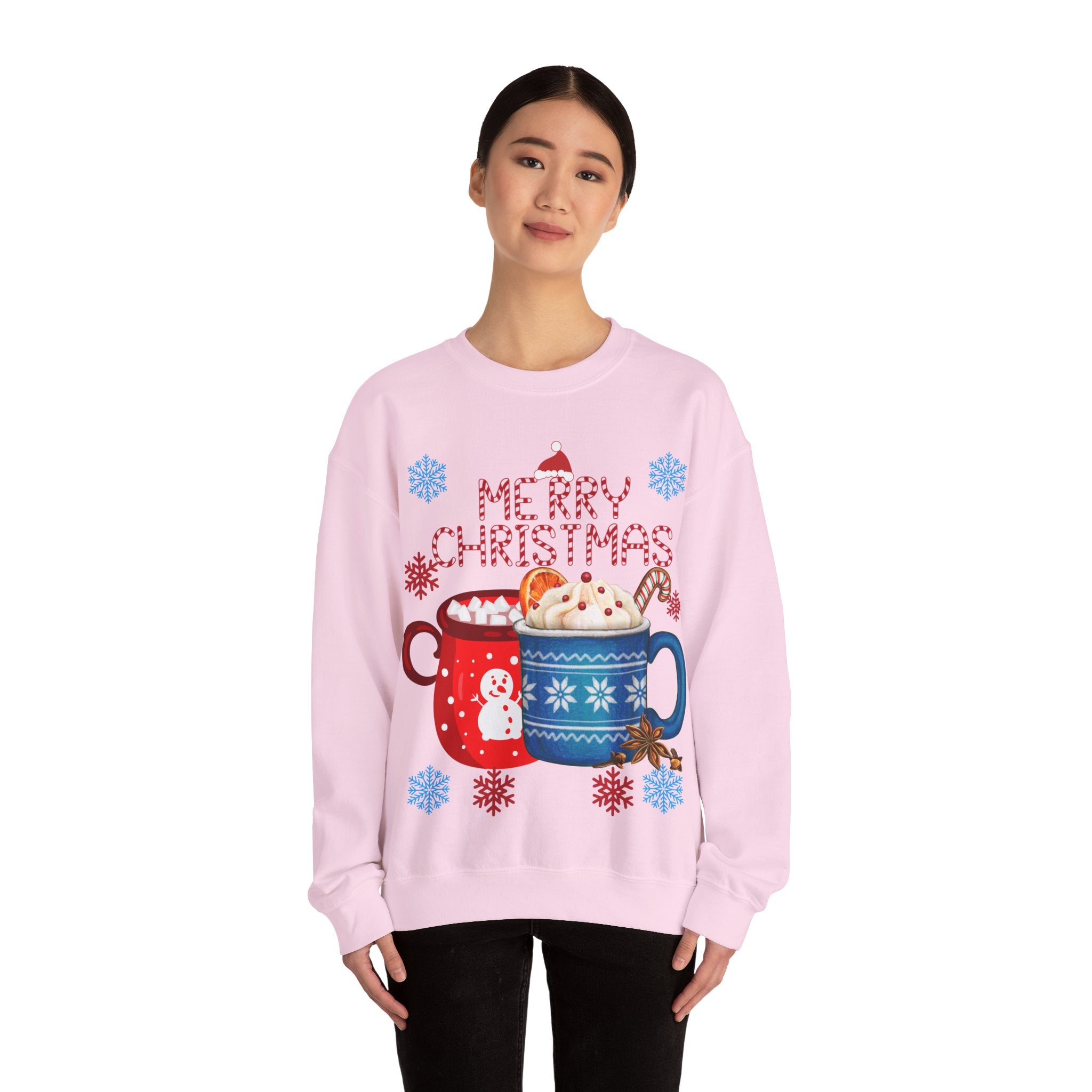 Merry Christmas Hot Cocoa Crewneck Sweatshirt