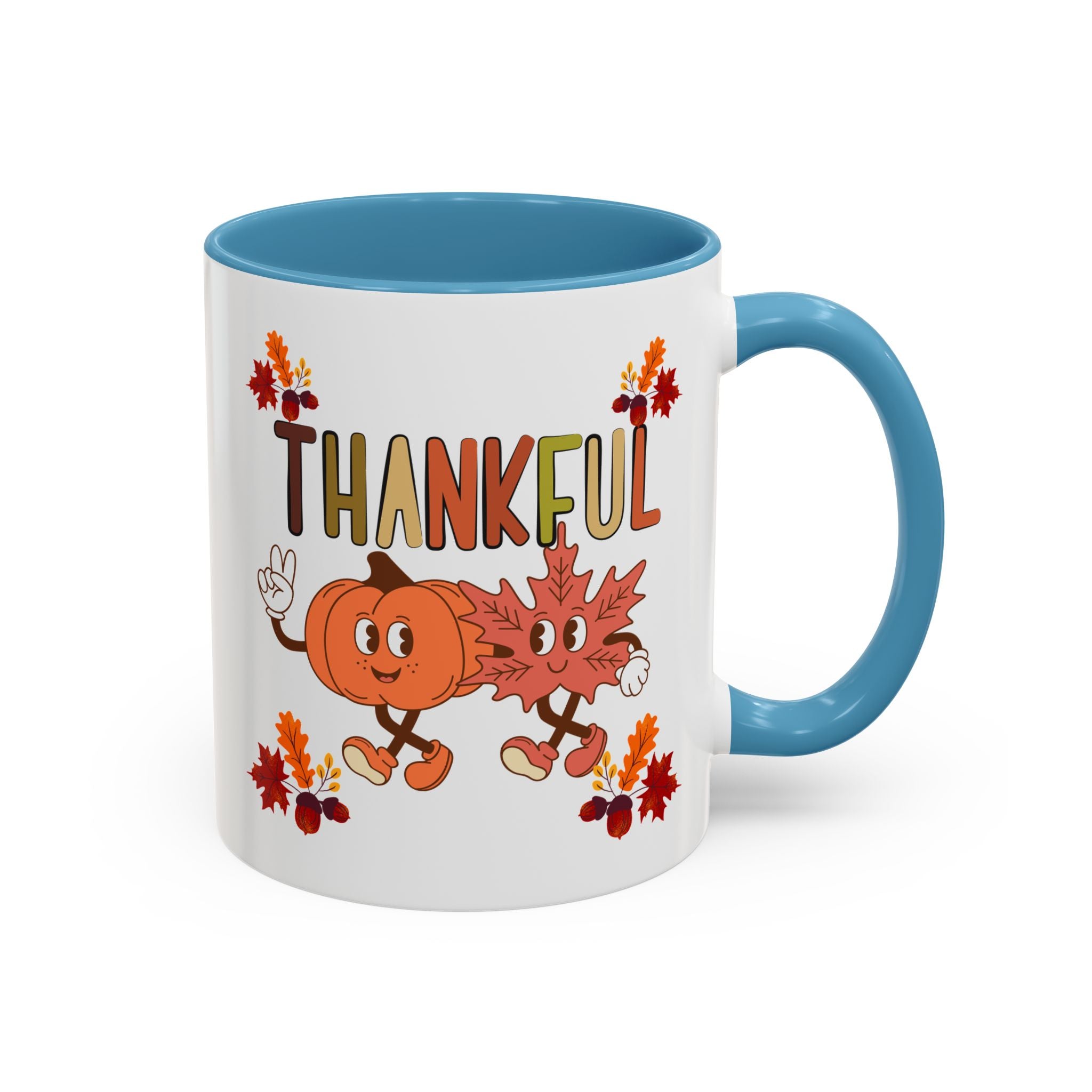 Gratitude Coffee Mug, Thankful Autumn Ceramic Cup, Thanksgiving Gift, Seasonal Drinkware, Fall Decor