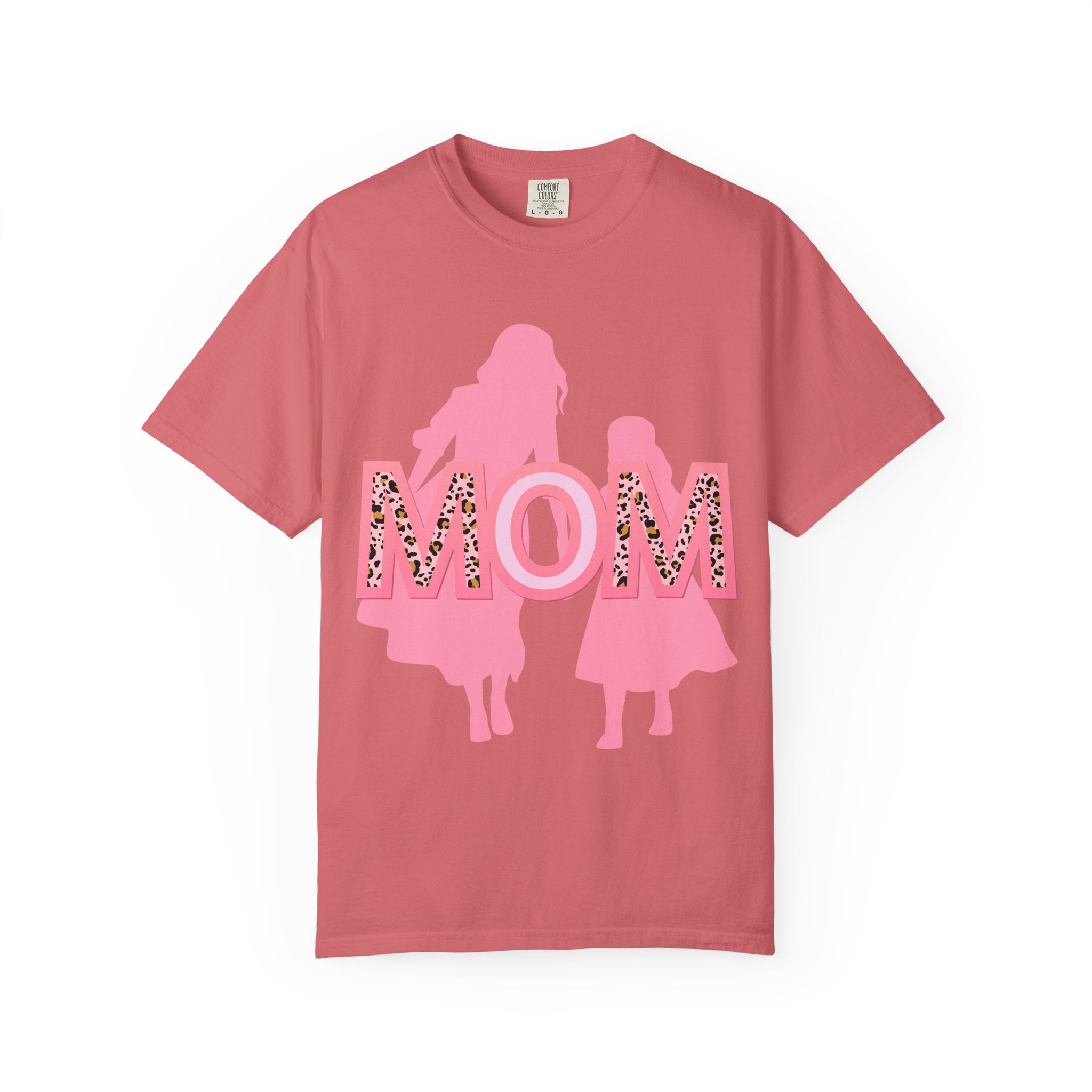Mom & Me Garment-Dyed T-shirt, Cute Matching Tees, Mother's Day Gift, Family Outing Shirt, Mommy Daughter Outfit, Trendy Casual Wear