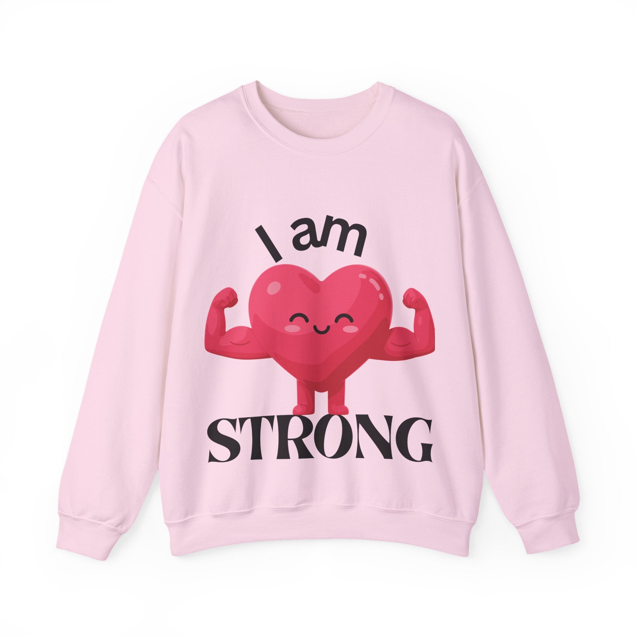 I Am Strong Heart Crewneck Sweatshirt