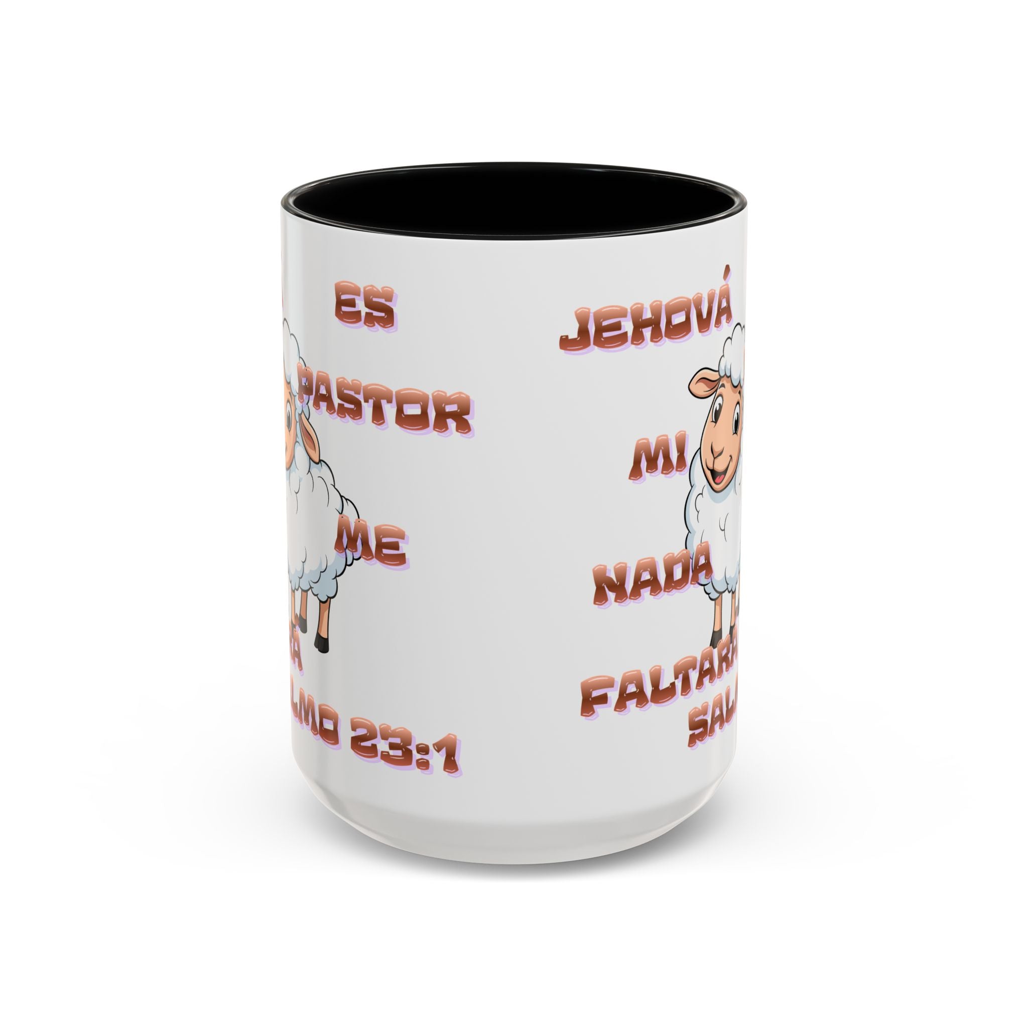 Jehová Es Mi Pastor Coffee Mug — Salmo 23:1 Spanish Christian Accent Mug