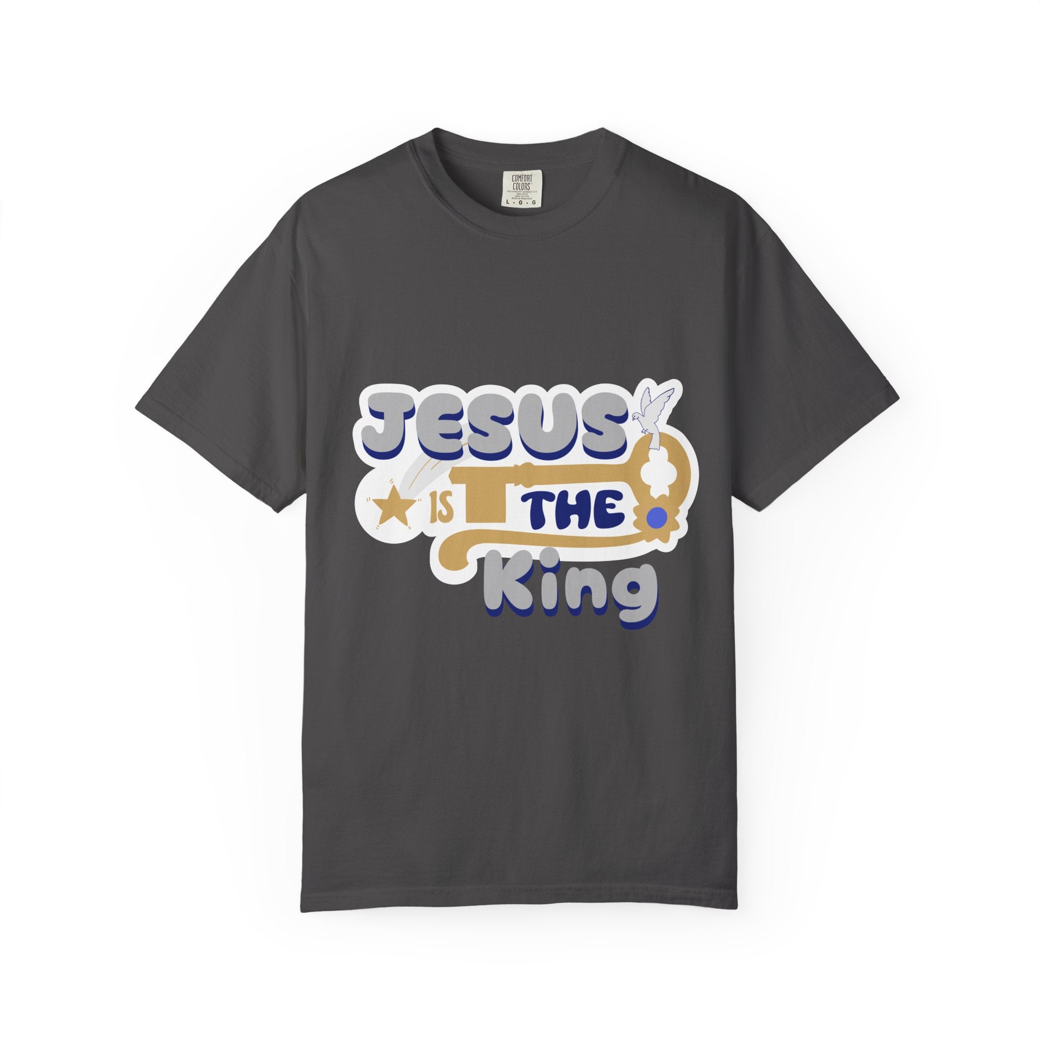 Jesus Is The King T-Shirt — Retro Christian Faith Tee