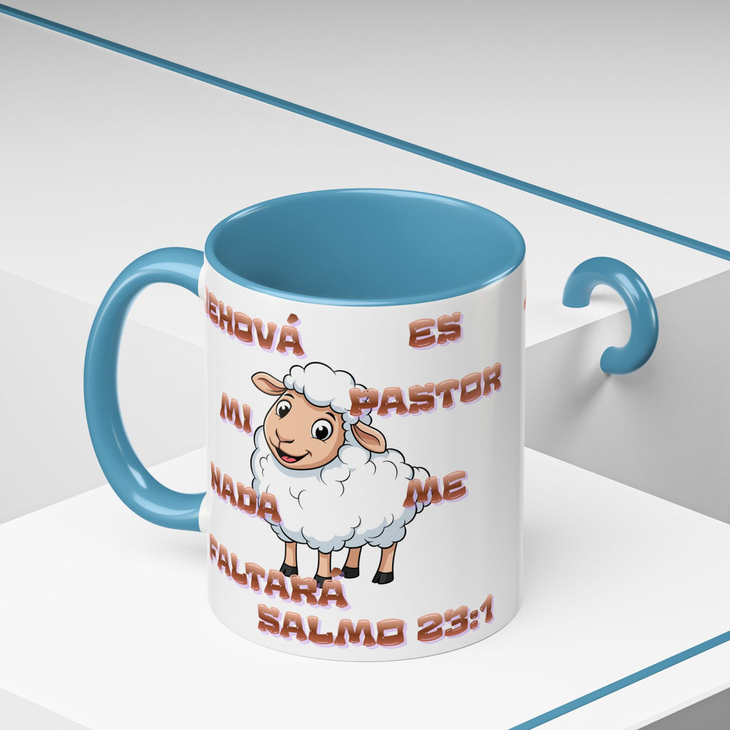 Jehová Es Mi Pastor Coffee Mug — Salmo 23:1 Spanish Christian Accent Mug
