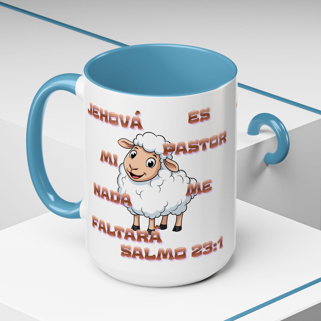 Jehová Es Mi Pastor Coffee Mug — Salmo 23:1 Spanish Christian Accent Mug