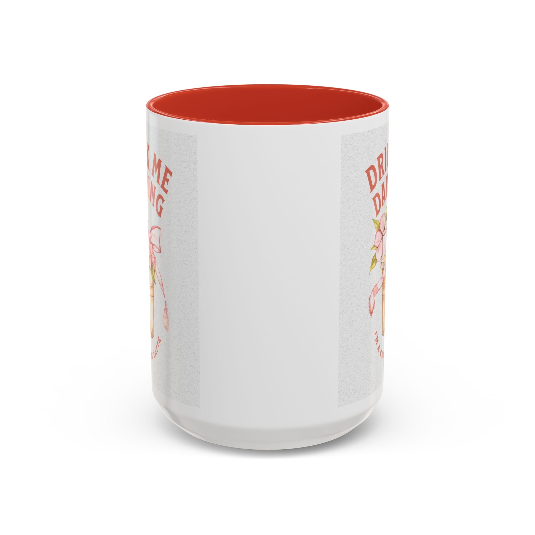 Darling Caramel Latte Coffee Mug - Fun Accent Design for Coffee Lovers