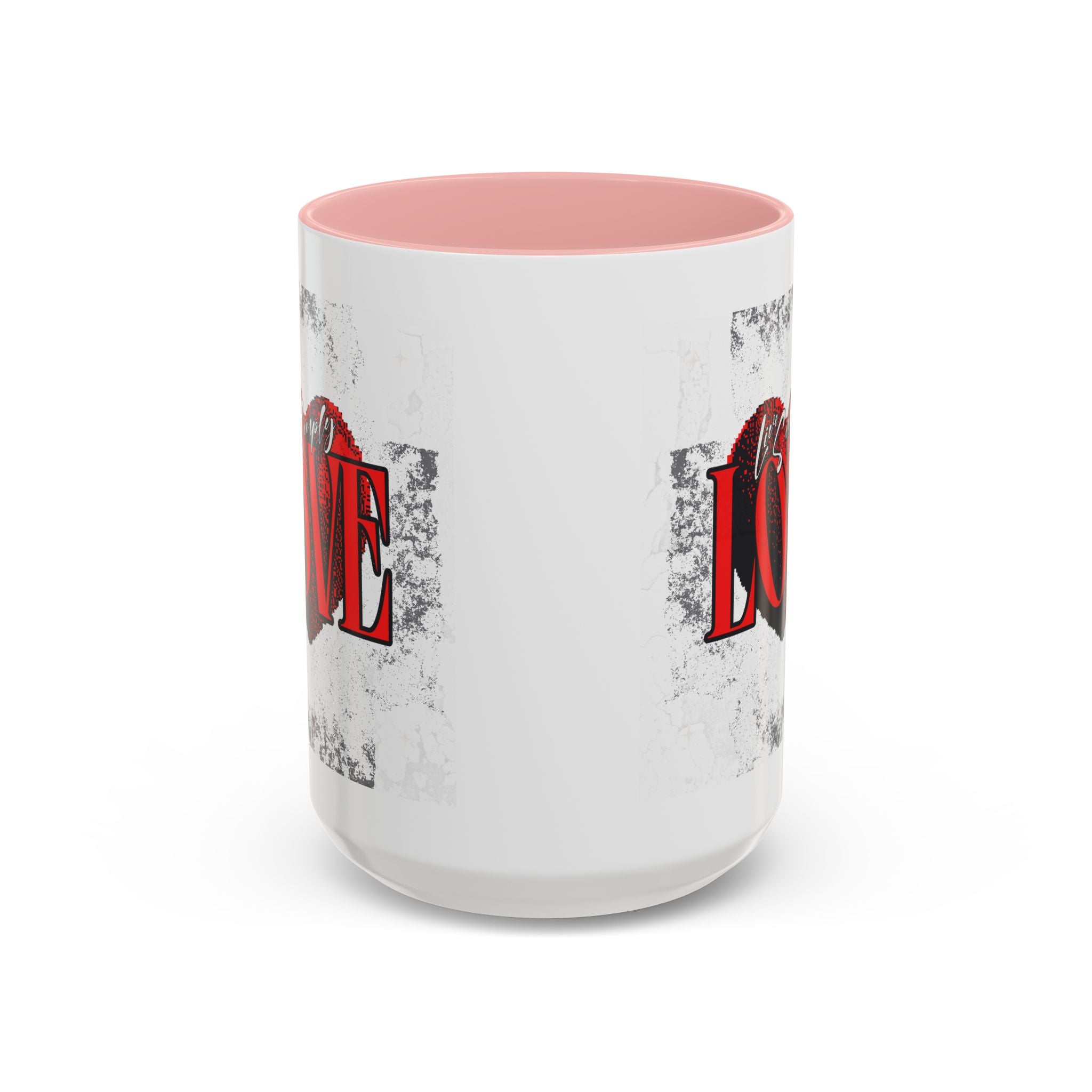 Love Accent Coffee Mug - Perfect Gift for Valentine's Day, Romantic Gift, Heart Mug, Coffee Lovers, Personalized Mug