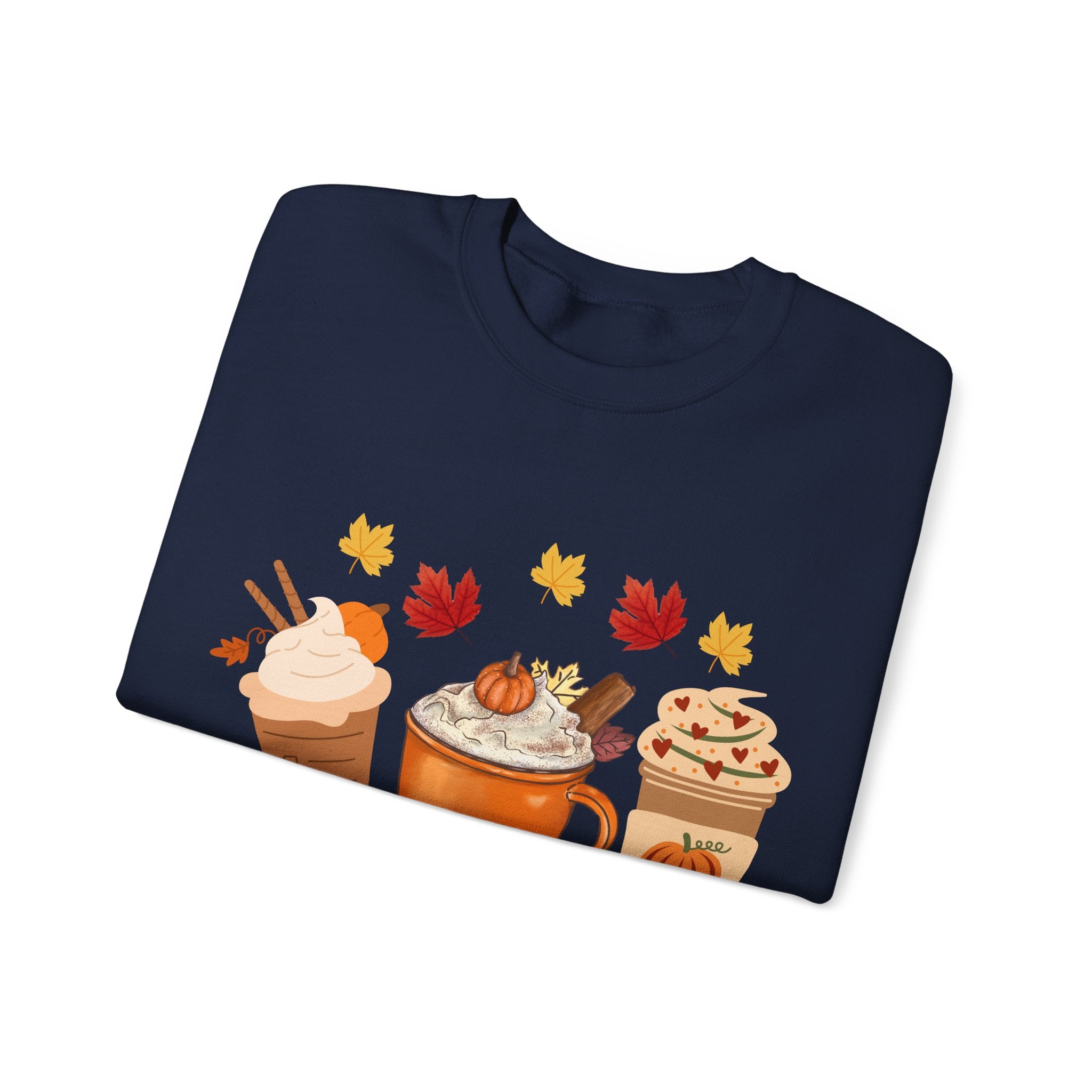 Autumn Vibes Sweatshirt, Cozy Crewneck for Fall, Pumpkin Spice Sweatshirt, Cute Gift for Thanksgiving, Warm Fashion Statement