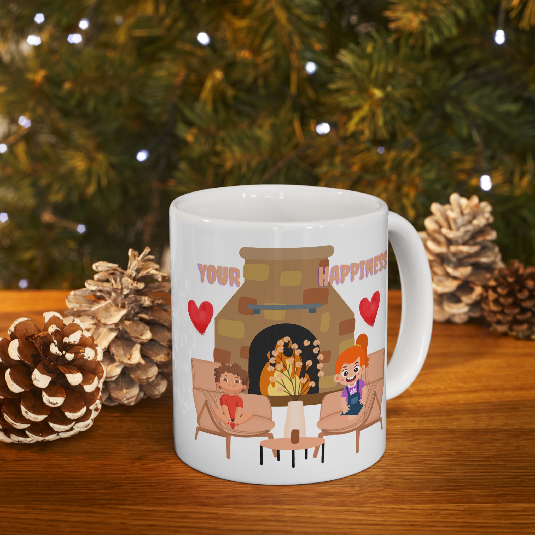 Cozy Couple Mug, Love Gift for Partners, Cute Coffee Cup, Valentine's Day, Relationship Humor, Home Decor
