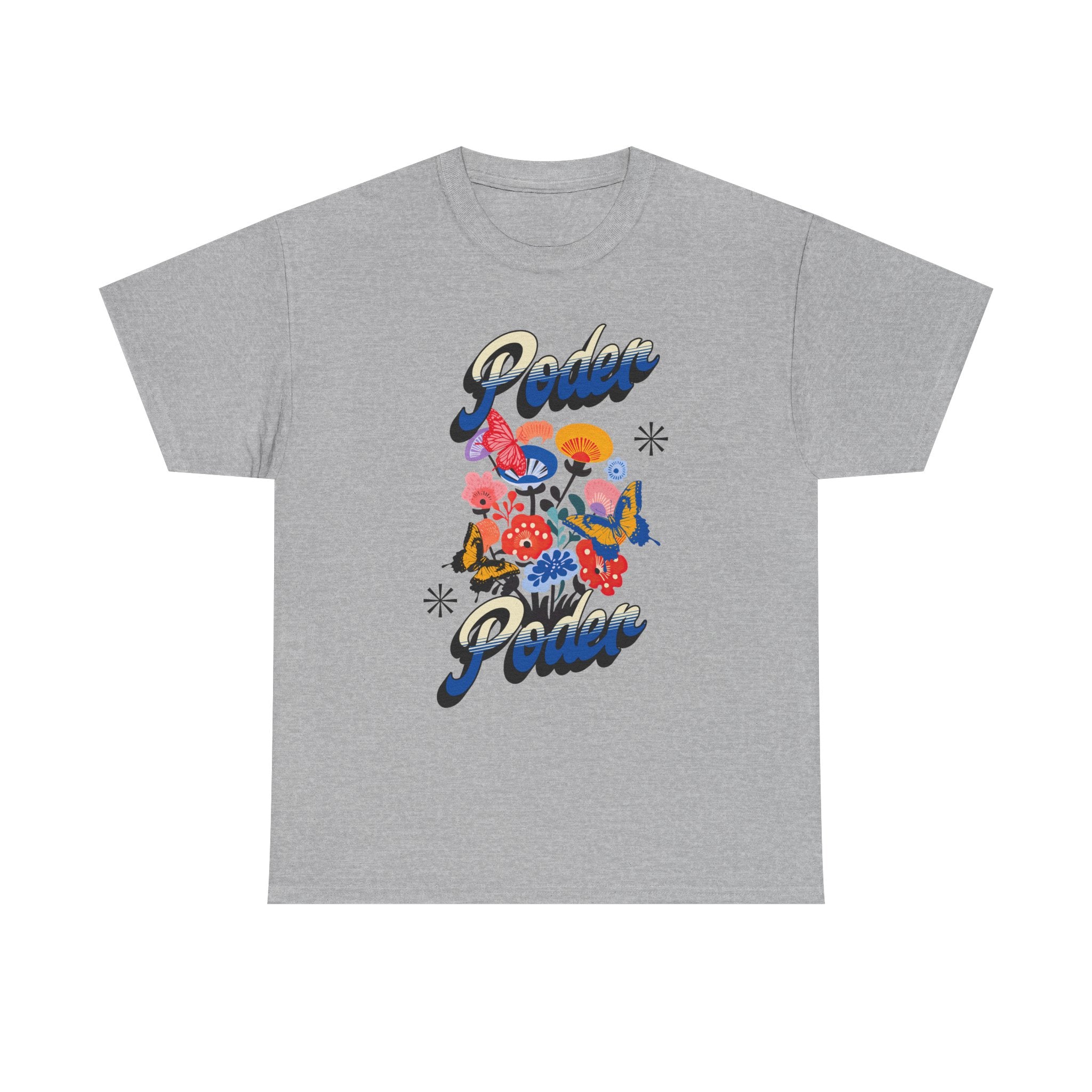 Floral Retro Unisex Cotton Tee, Vintage Floral T-Shirt, Casual Wear, Gift for Garden Lovers, Summer Fashion