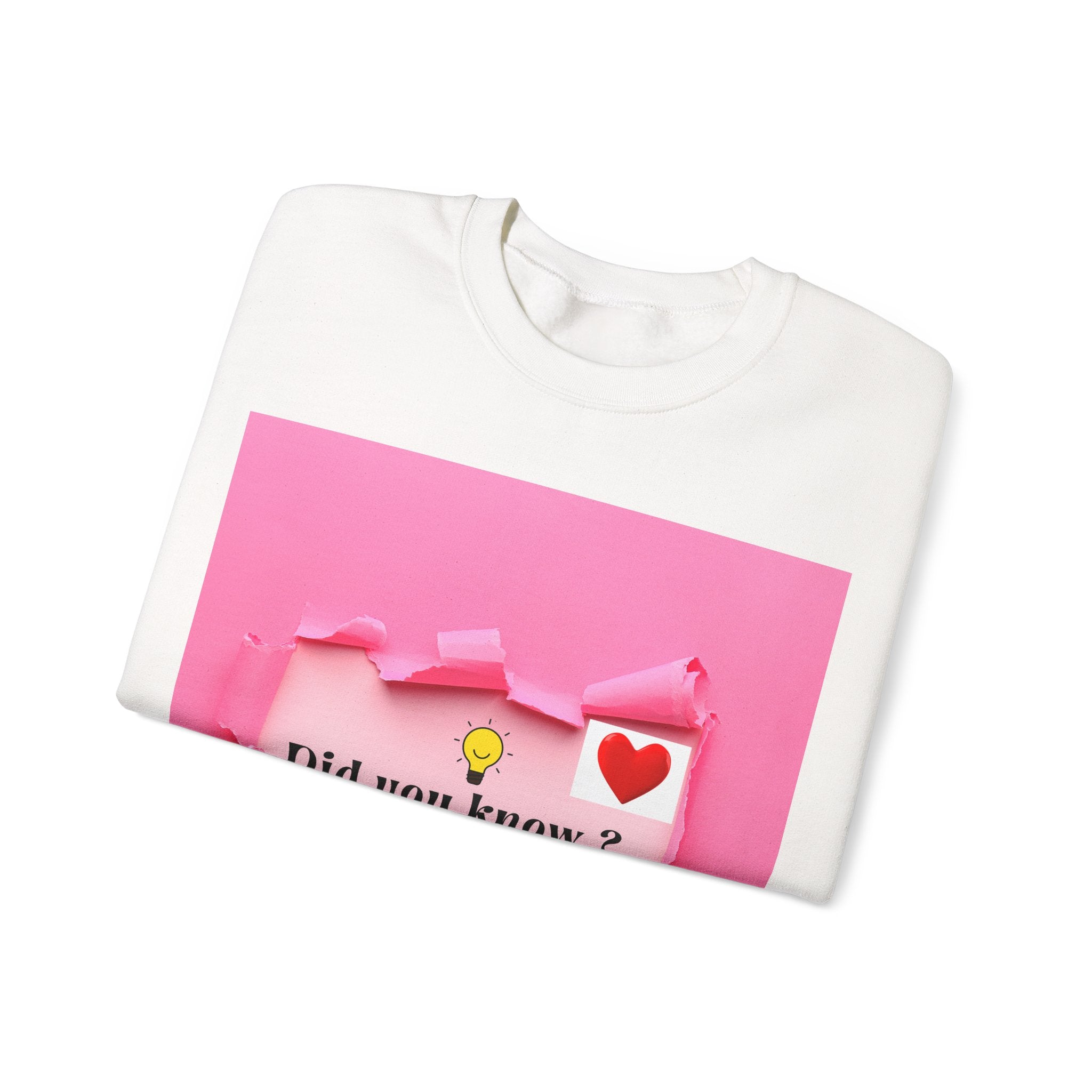 Cute Love Message Crewneck Sweatshirt, Cozy Gift for Her, Valentine's Day, Inspirational Sweater, Comfortable Everyday Wear