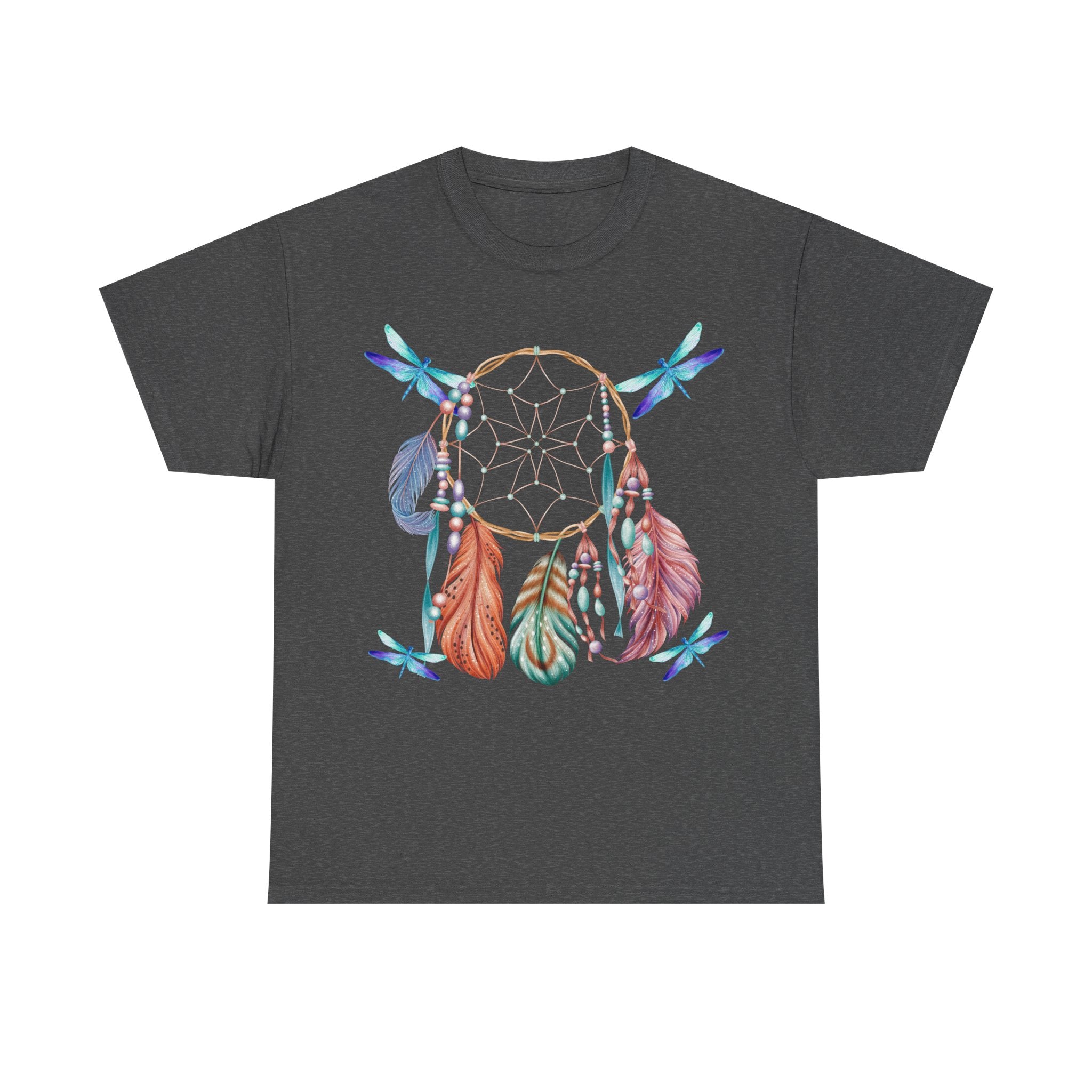 Dreamcatcher Feather T-Shirt — Boho Tribal Feather Graphic Tee