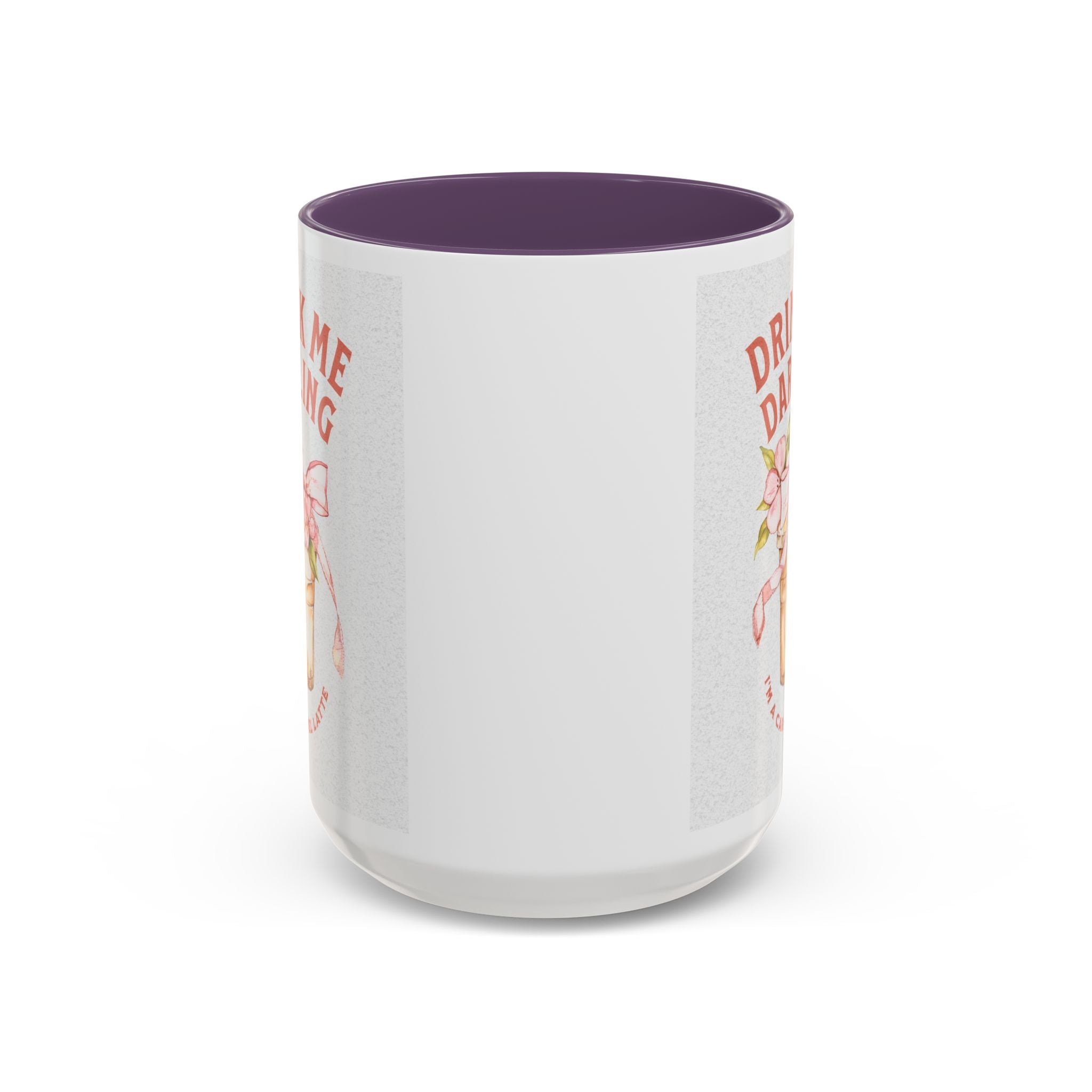 Darling Caramel Latte Coffee Mug - Fun Accent Design for Coffee Lovers