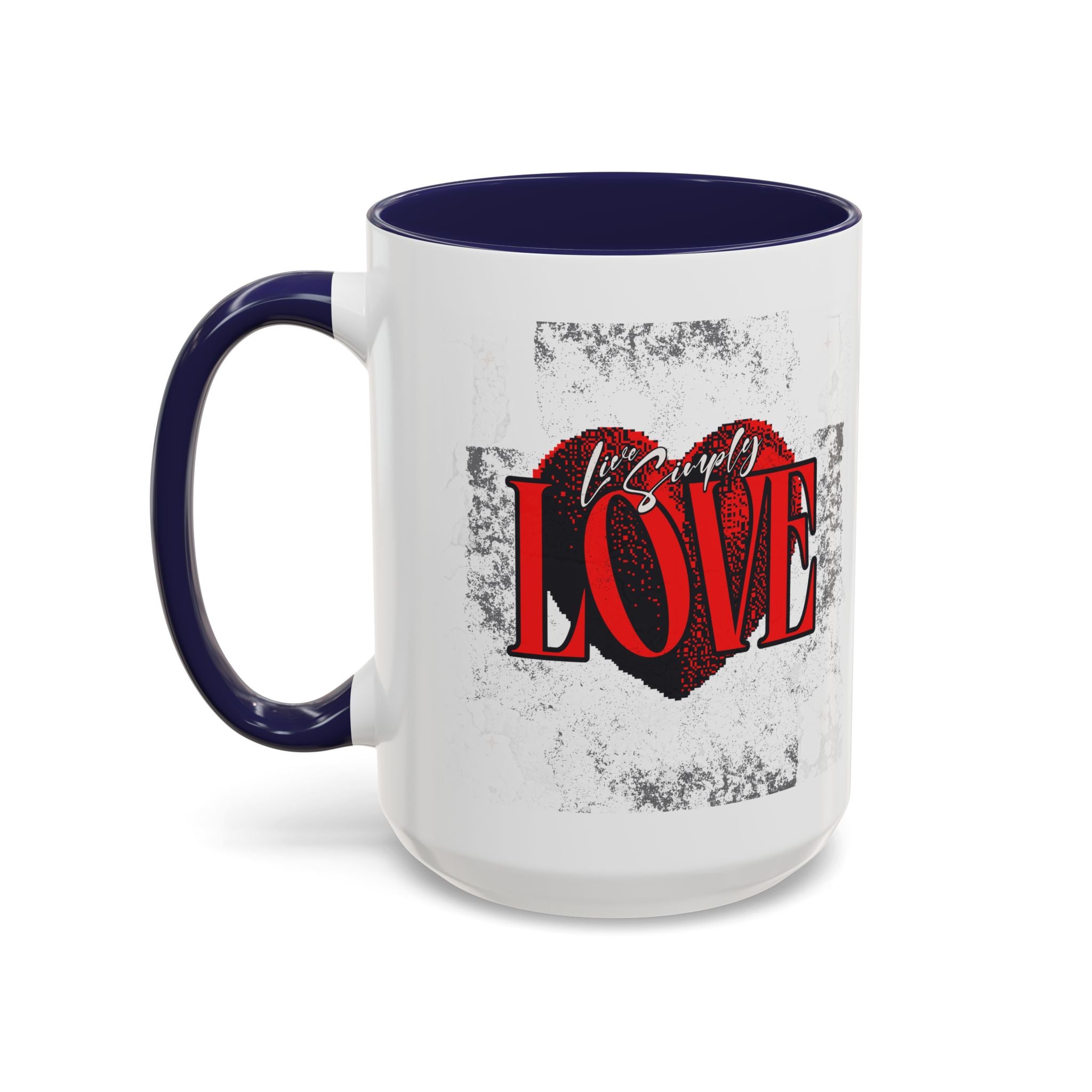 Love Accent Coffee Mug - Perfect Gift for Valentine's Day, Romantic Gift, Heart Mug, Coffee Lovers, Personalized Mug